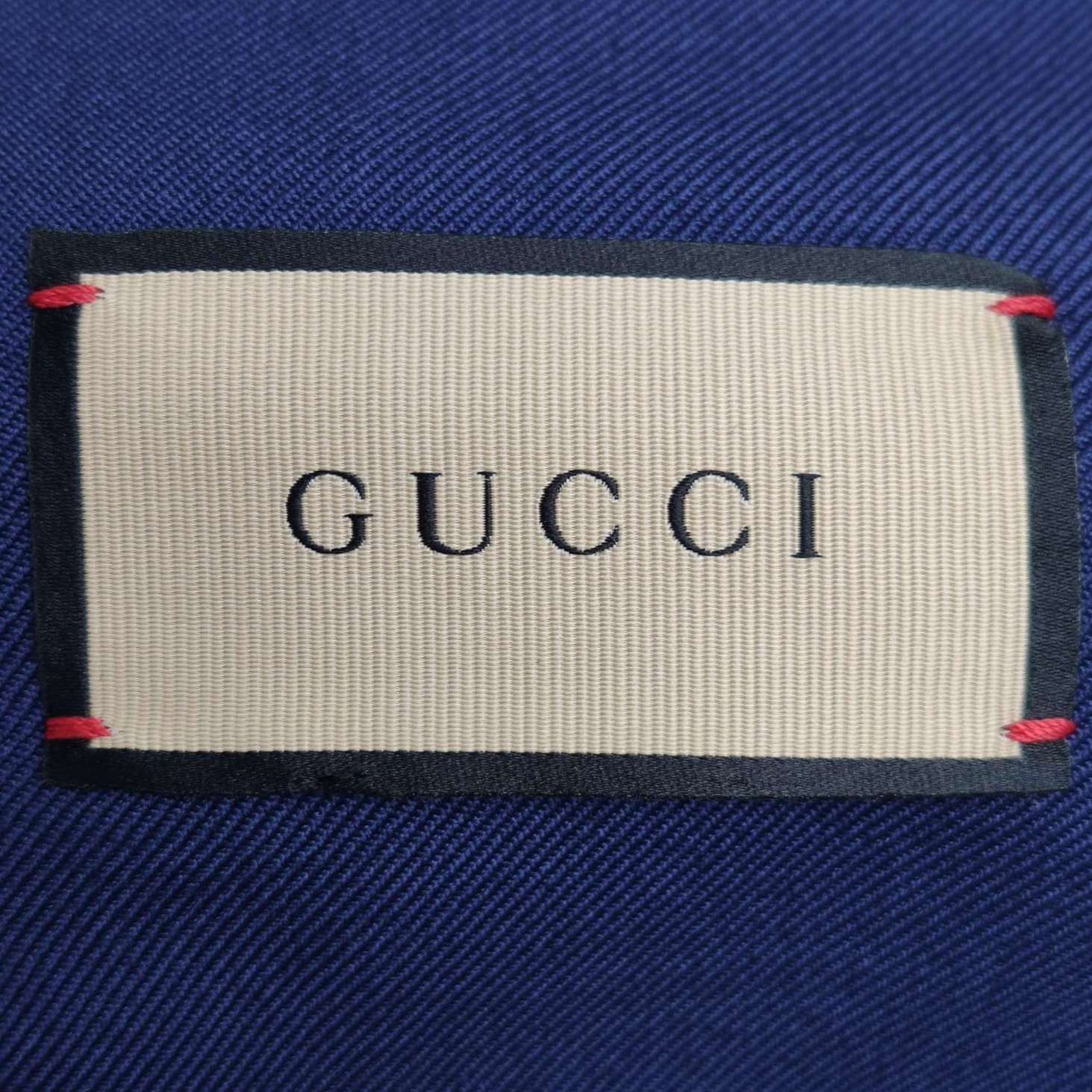 Gucci Gucci Blue Wool Blend Single Breasted Blazer EU 46 Size 36R - 6 Thumbnail