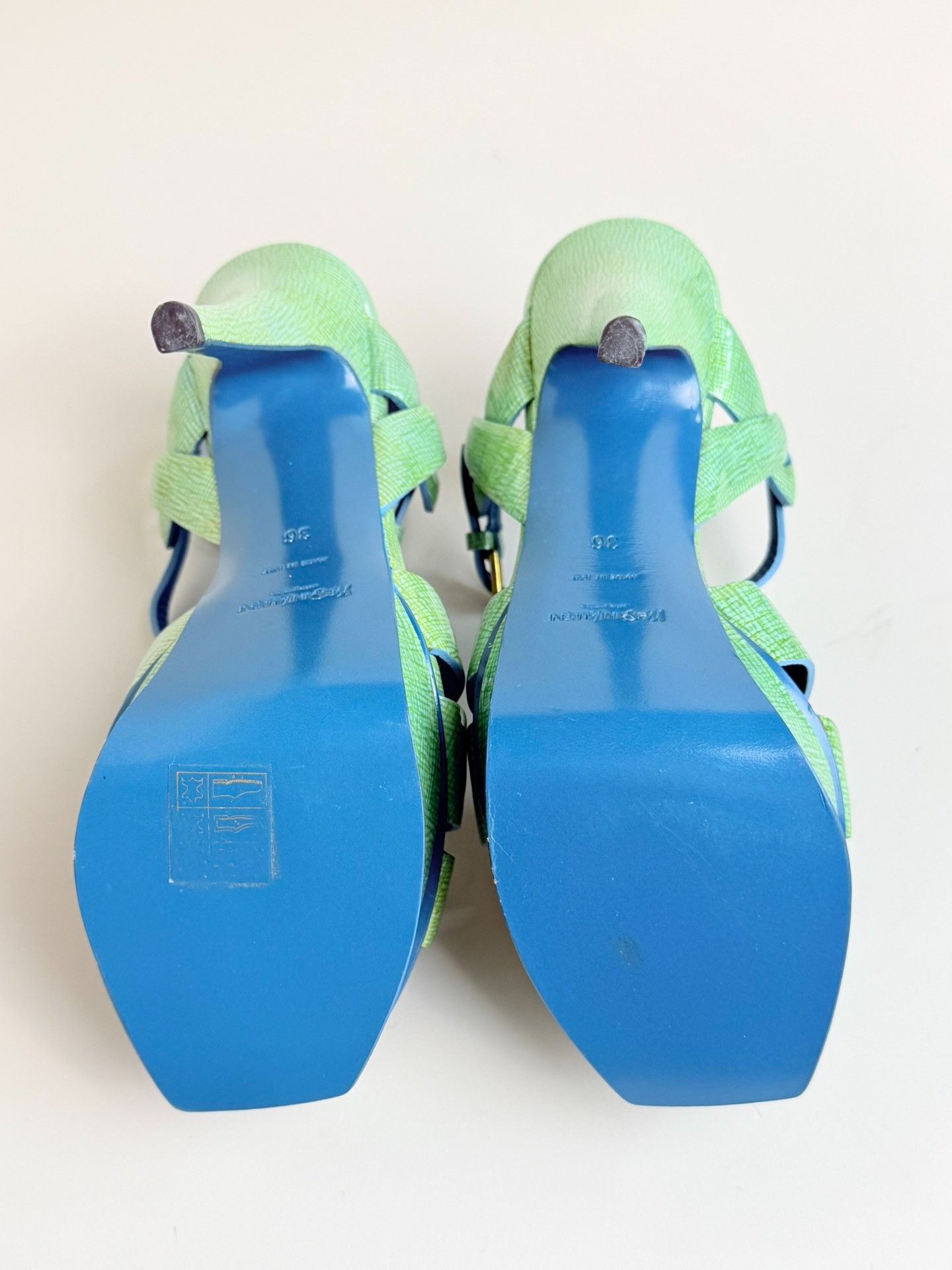 Saint Laurent Paris Saint Laurent Paris Multi Sandals us_6 Women Size US 6 / IT 36 - 6 Thumbnail