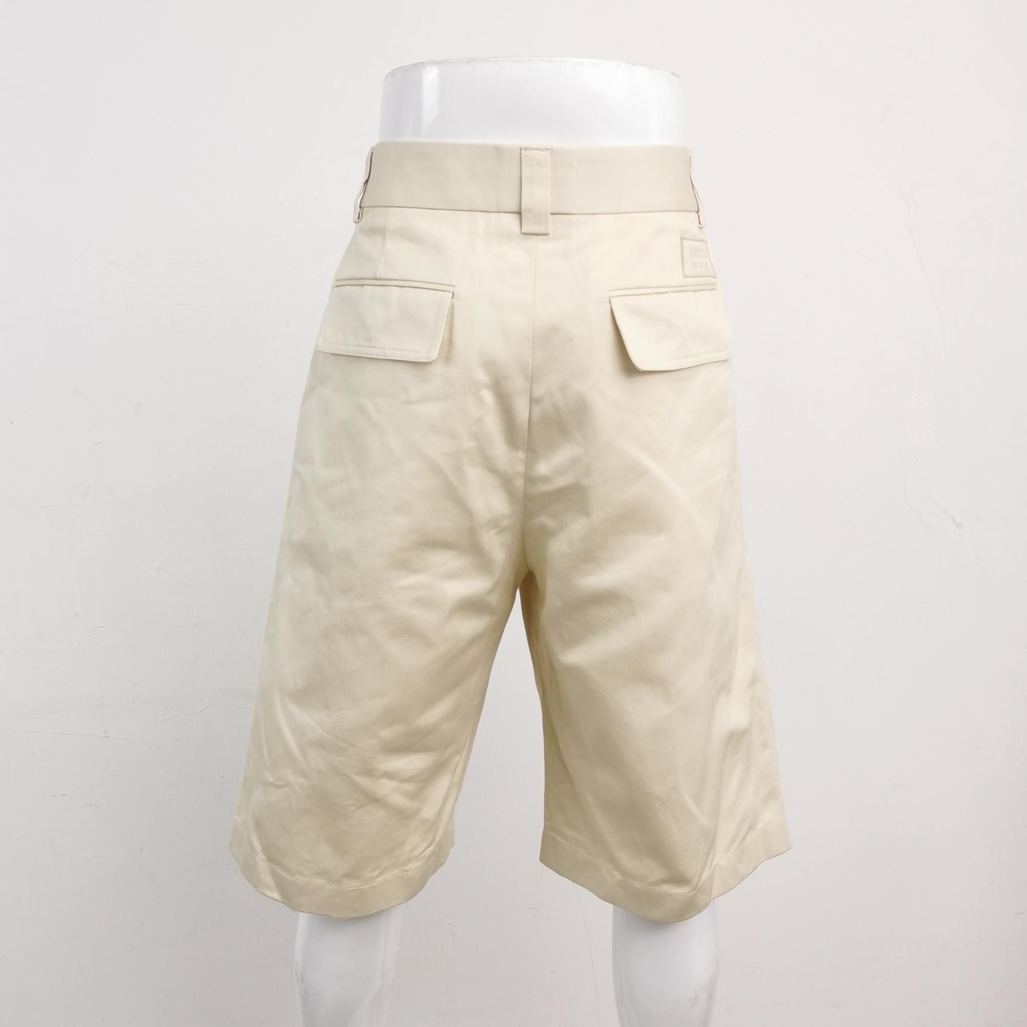Gucci Gucci Beige Cotton Cargo Shorts Size 48 Size US 32 / EU 48 - 2 Thumbnail