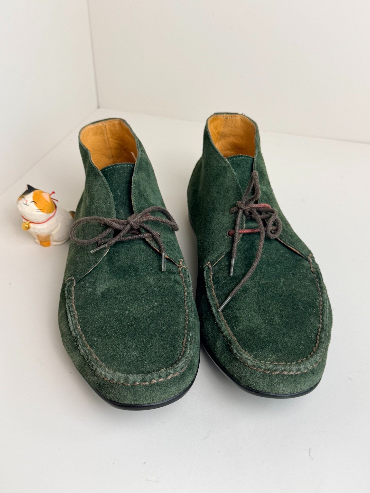 Hermes Hermes Suede Green Boots 6.5 Men Size US 6.5 / EU 39-40 - 3 Thumbnail