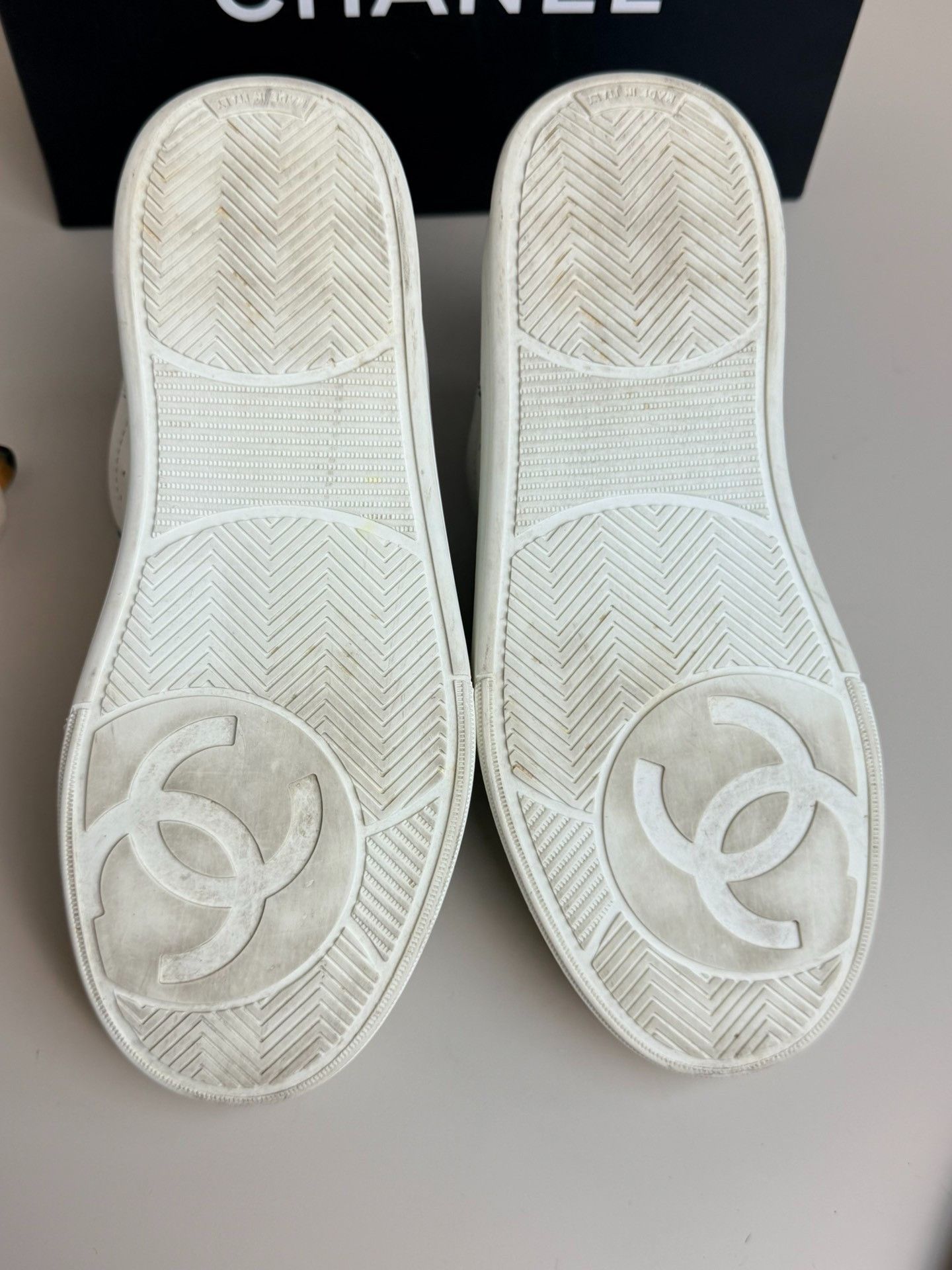 Chanel Chanel Blue Lowtop Sneakers us_5 Women Size US 5 / IT 35 - 8 Thumbnail