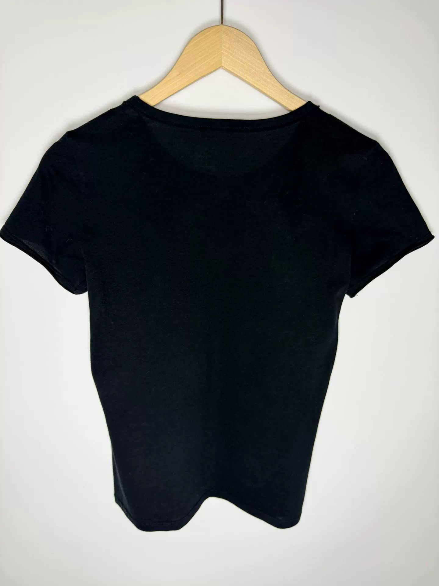 Alexander McQueen Alexander McQueen Black T-Shirt L Women Size L / US 10 / IT 46 - 2 Thumbnail