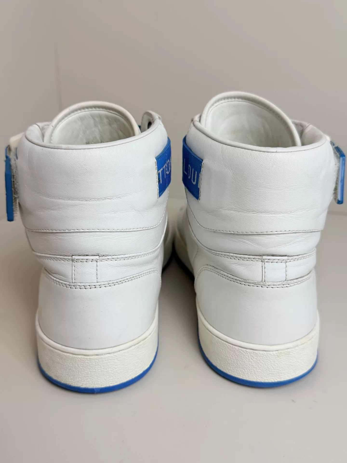 Louis Vuitton Louis Vuitton White Hitop Sneakers 8 Men Size US 8 / EU 41 - 4 Thumbnail