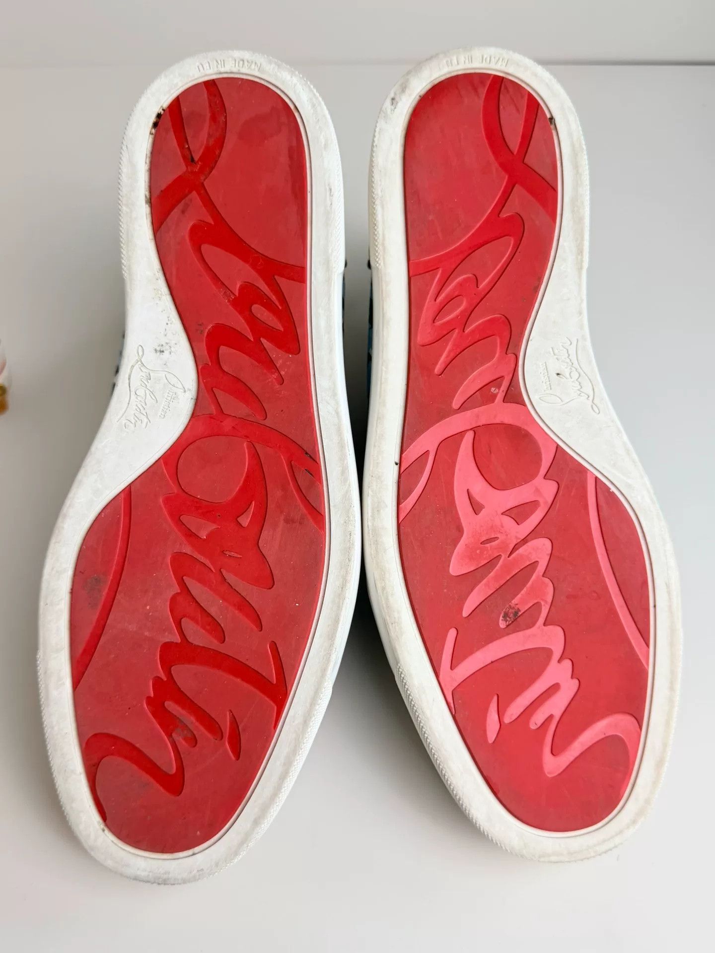 Christian Louboutin Christian Louboutin Limited Multi Hitop Sneakers 9 Men Size US 9 / EU 42 - 8 Thumbnail