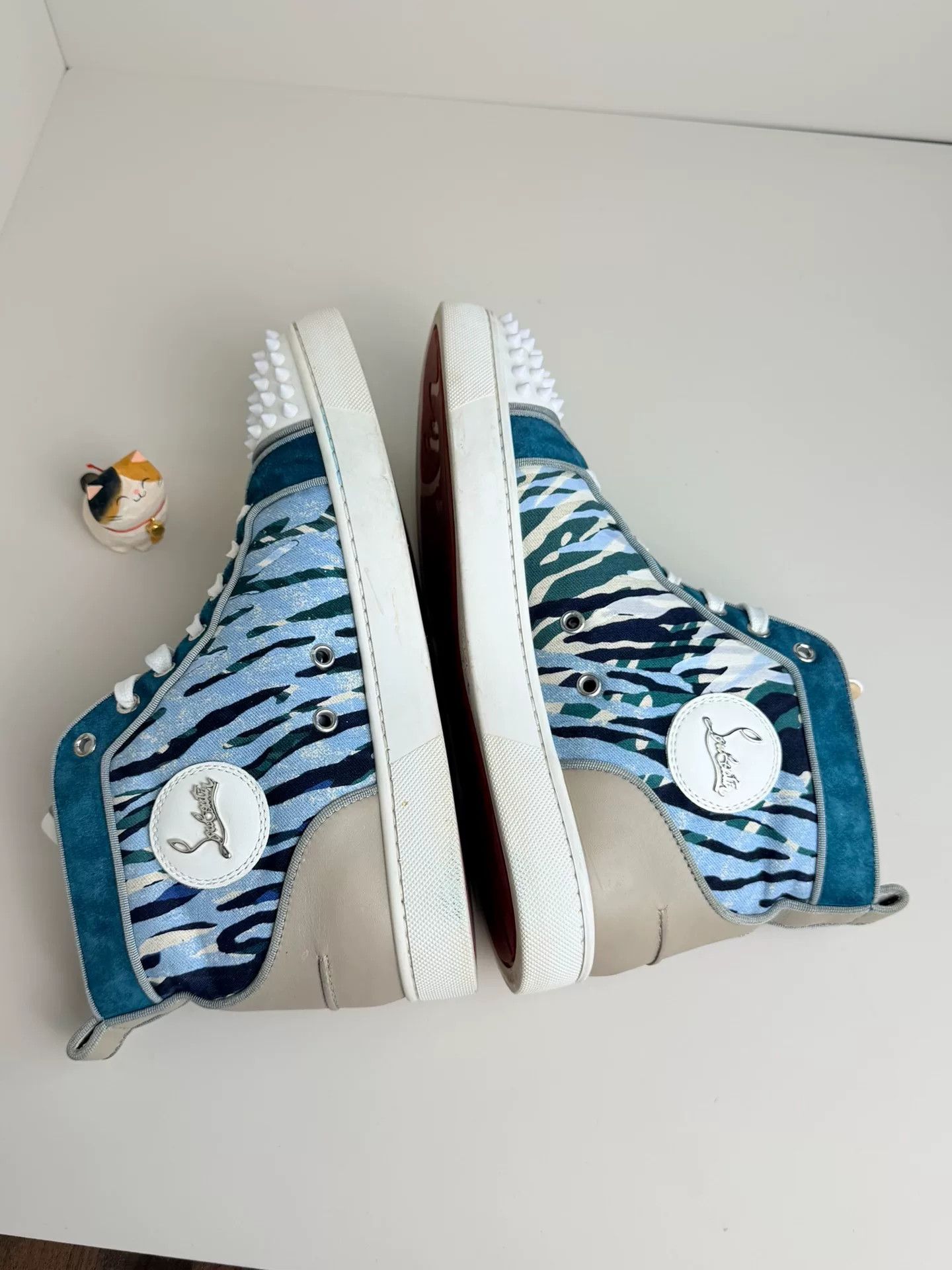 Christian Louboutin Christian Louboutin Limited Multi Hitop Sneakers 9 Men Size US 9 / EU 42 - 5 Thumbnail