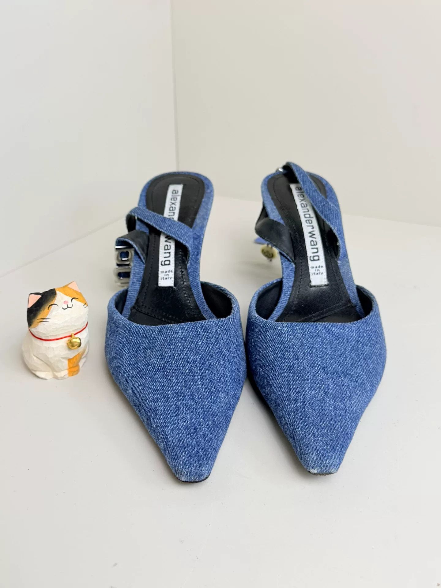 Alexander Wang Alexander Wang Denim Blue Sandals us_8 Women Size US 8 / IT 38 - 3 Thumbnail