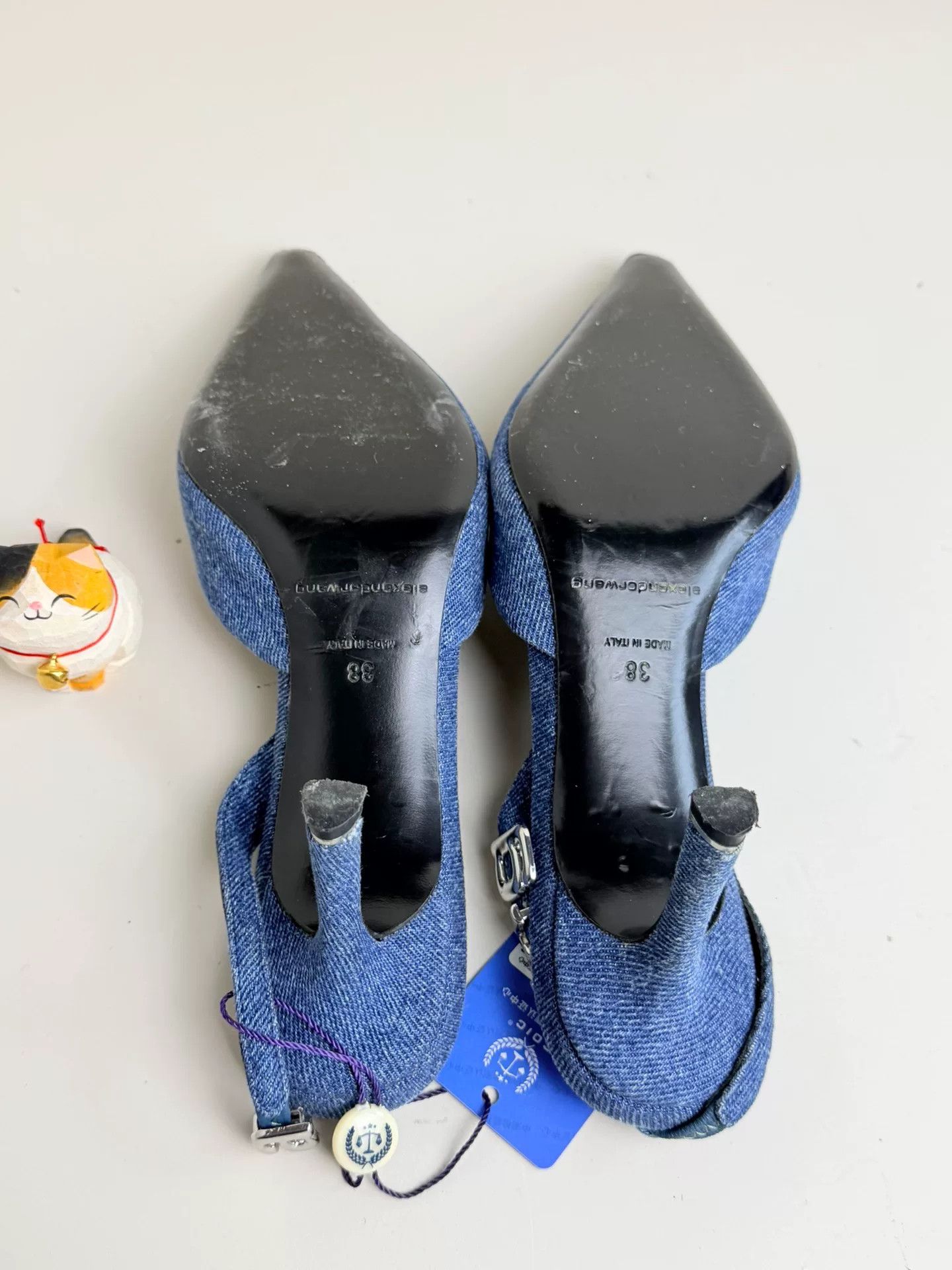 Alexander Wang Alexander Wang Denim Blue Sandals us_8 Women Size US 8 / IT 38 - 5 Thumbnail