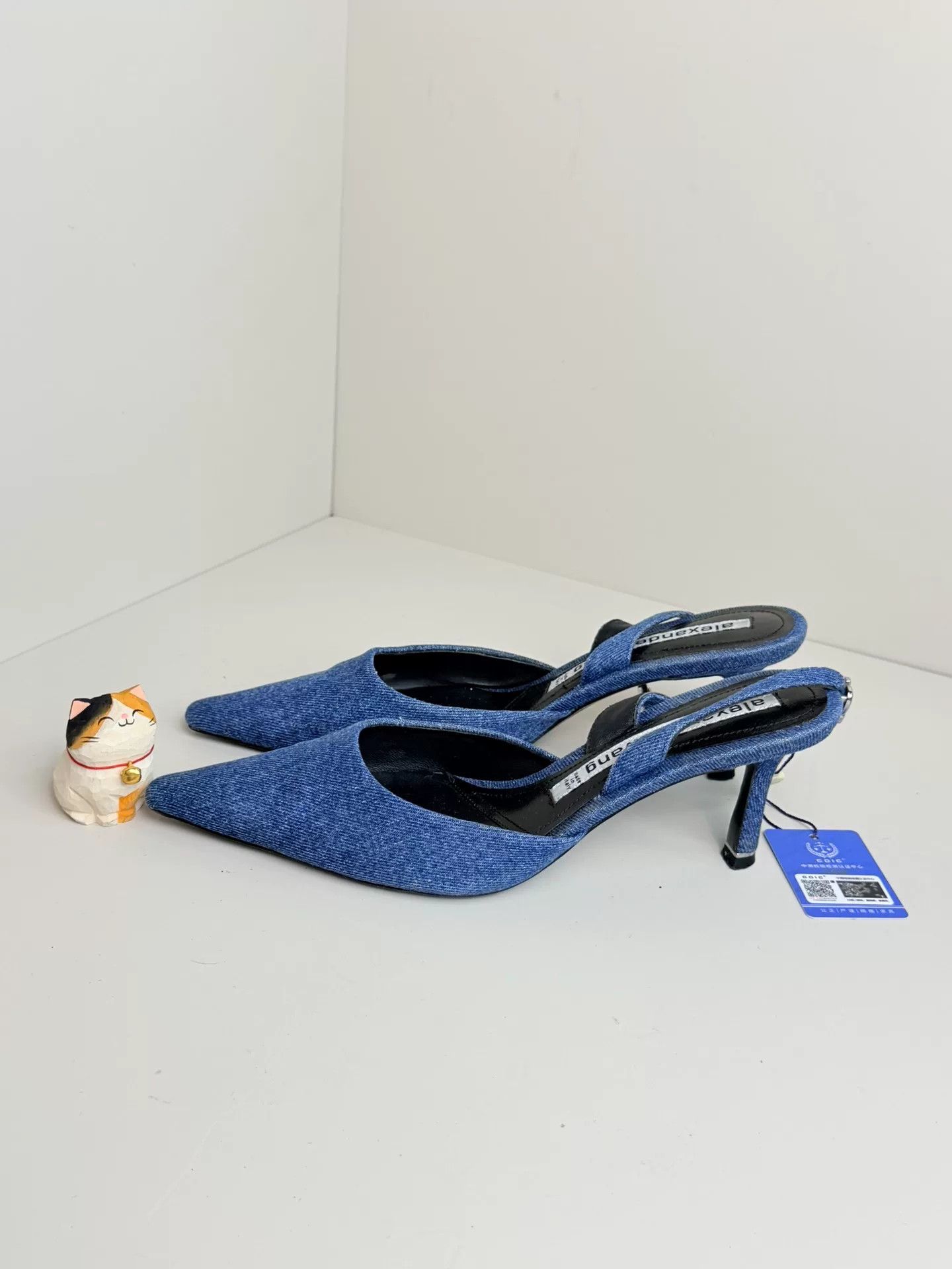 Alexander Wang Alexander Wang Denim Blue Sandals us_8 Women Size US 8 / IT 38 - 2 Thumbnail