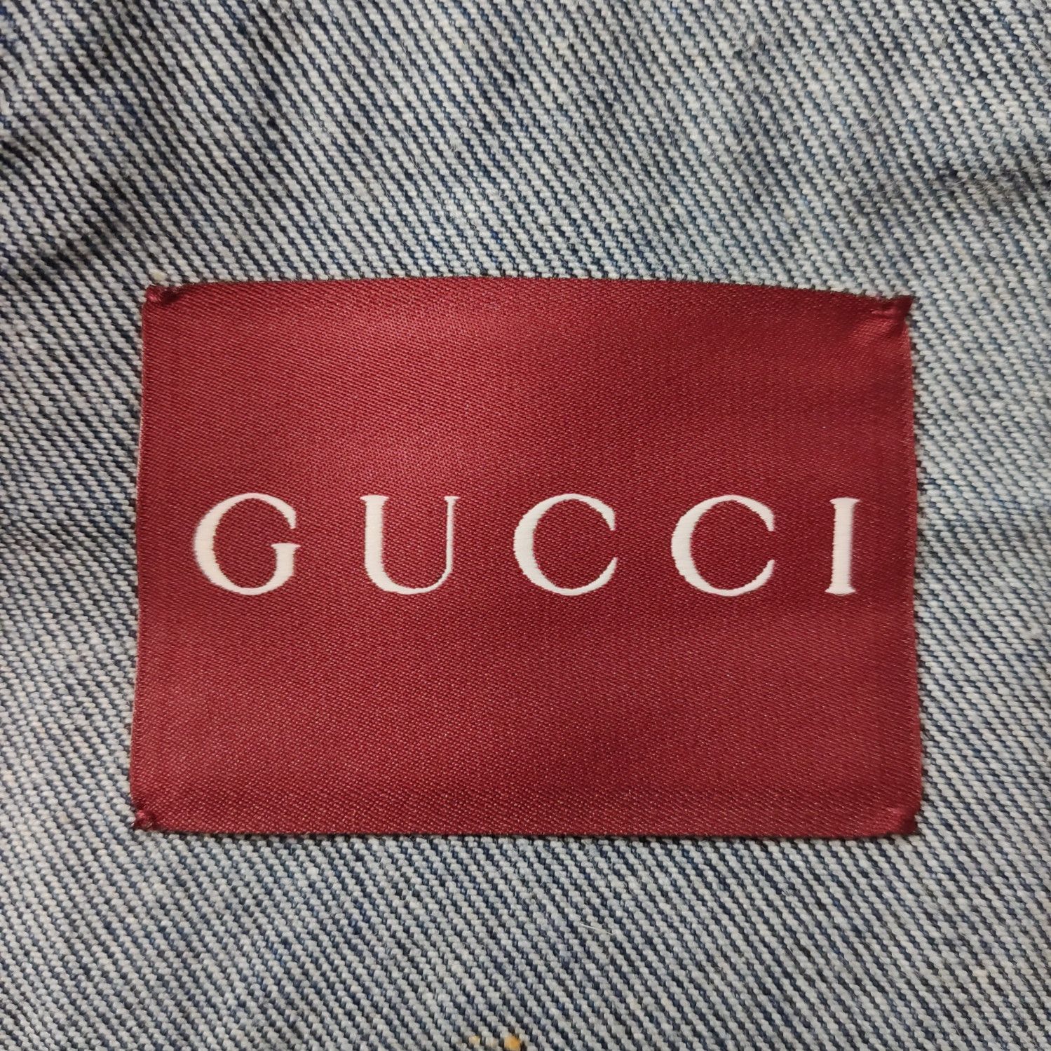 Gucci Gucci Back Logo Denim Jacket Size 46 Size US S / EU 44-46 / 1 - 6 Thumbnail