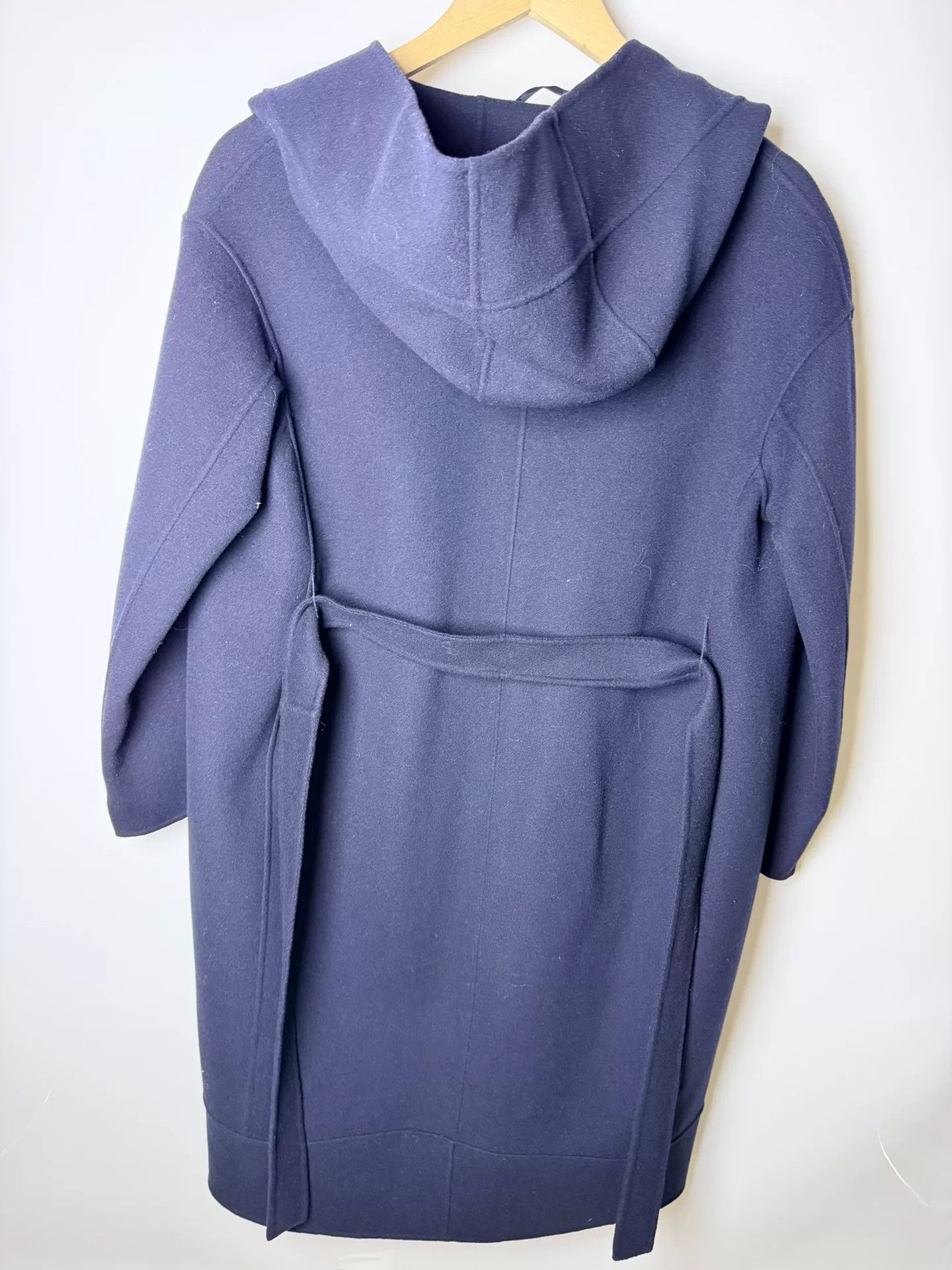 Max Mara Max Mara Wool Blue Coat it_36 Women Size XS / US 0-2 / IT 36-38 - 2 Thumbnail