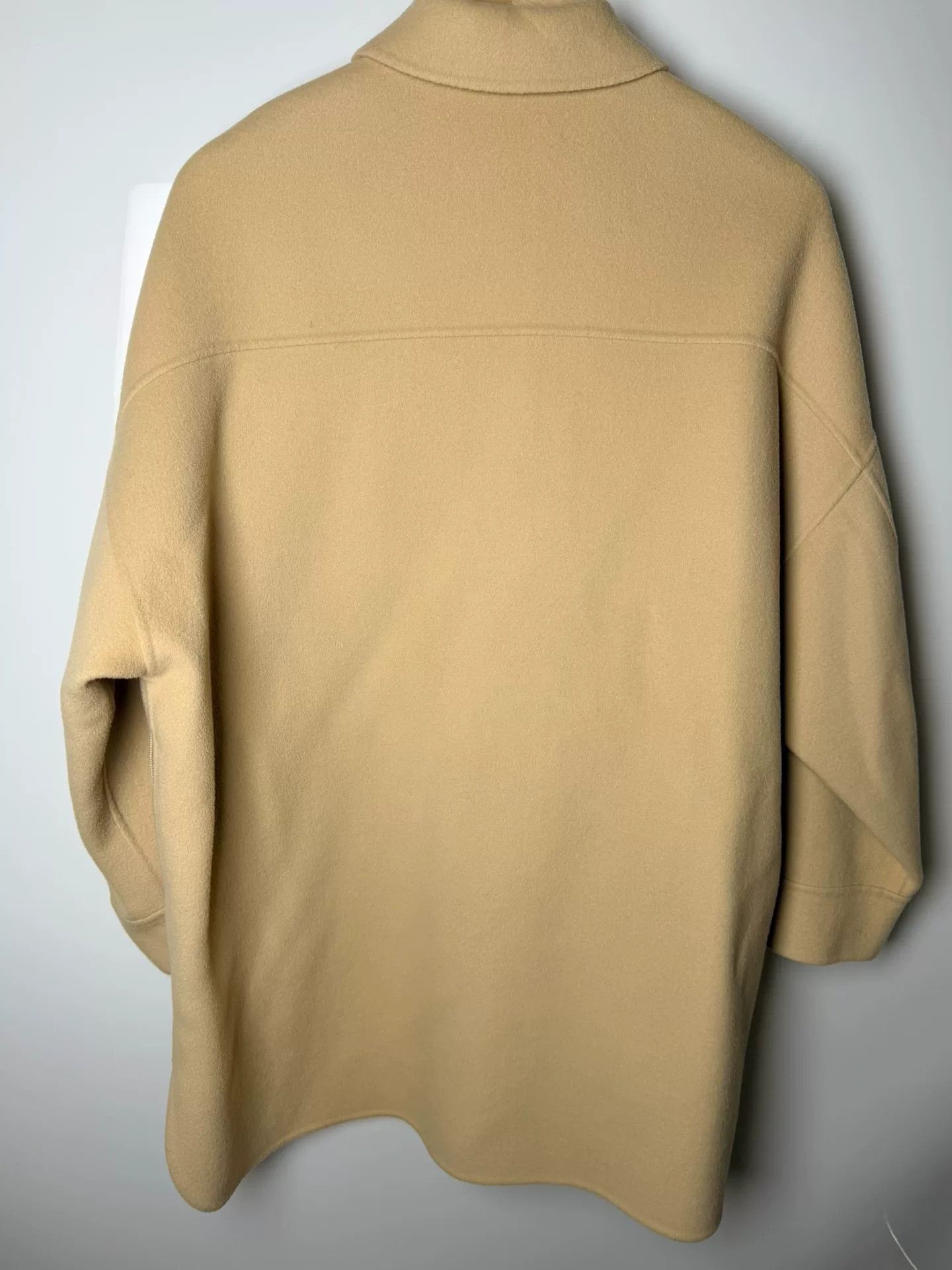 Max Mara Max Mara Wool Oversized Beige Coat it_40 Women Size S / US 4 / IT 40 - 2 Thumbnail