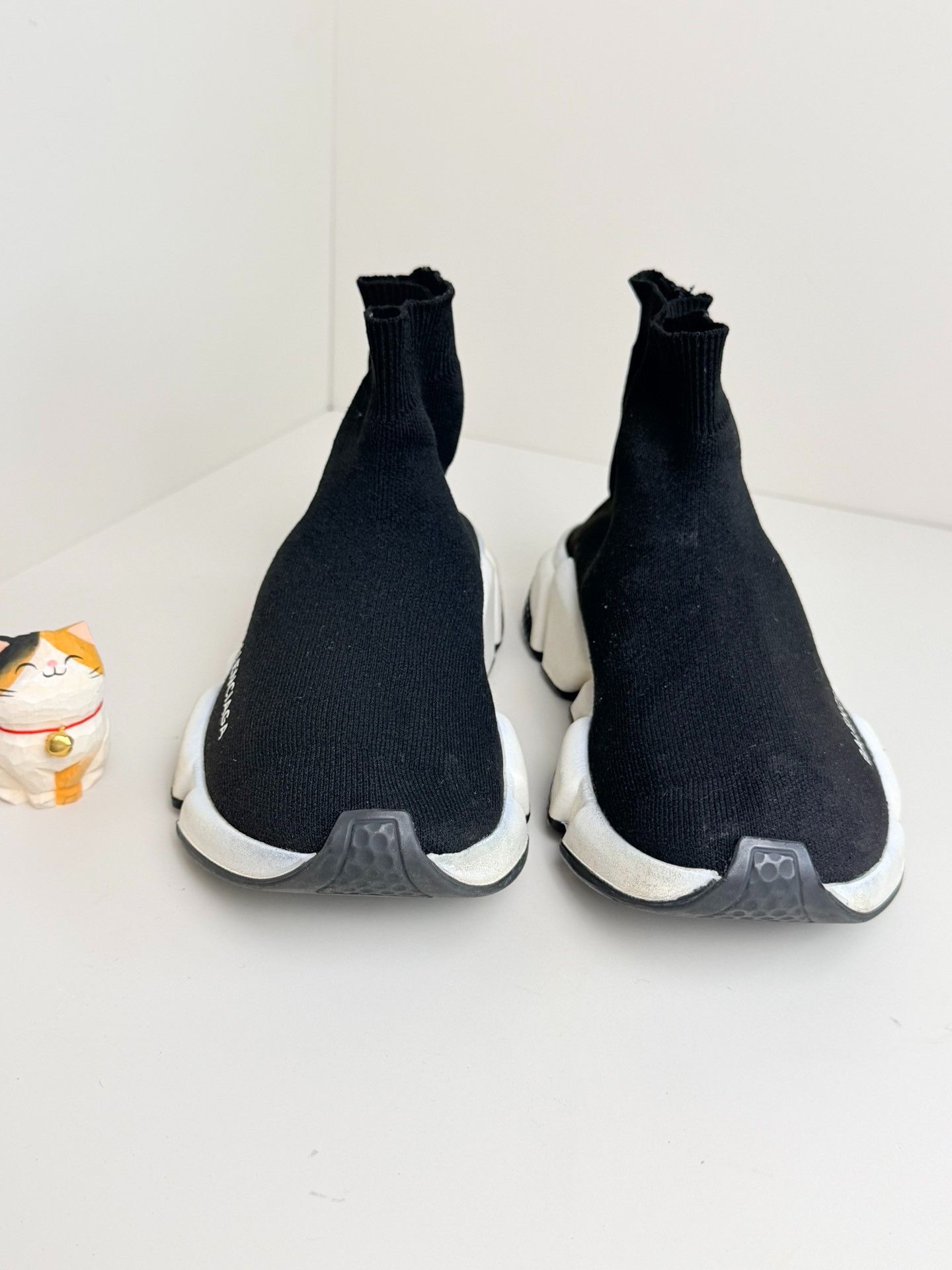 Balenciaga Balenciaga Black Hitop Sneakers it_34-5 Women Size US 4.5 / IT 34.5 - 3 Thumbnail