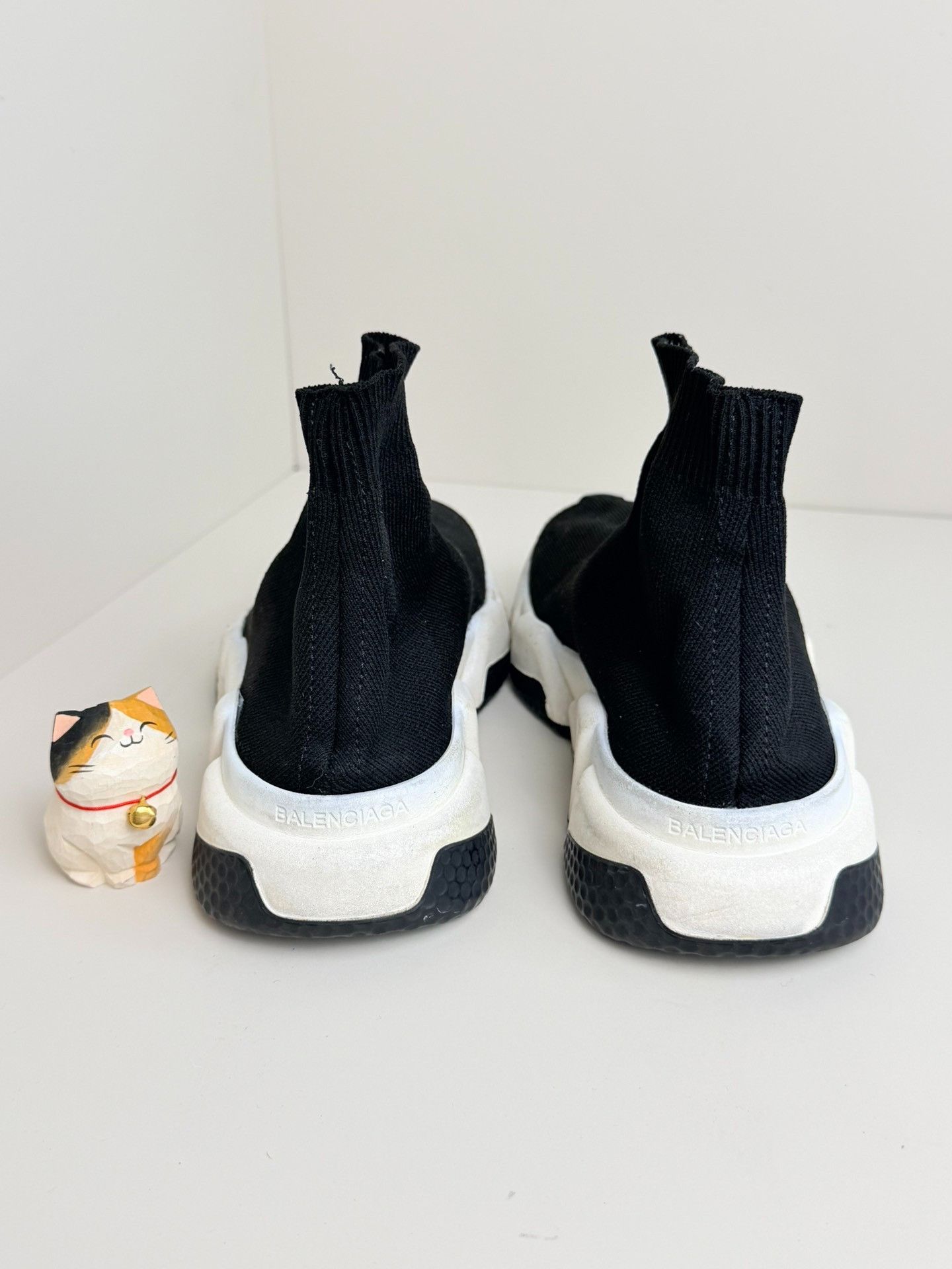Balenciaga Balenciaga Black Hitop Sneakers it_34-5 Women Size US 4.5 / IT 34.5 - 4 Thumbnail