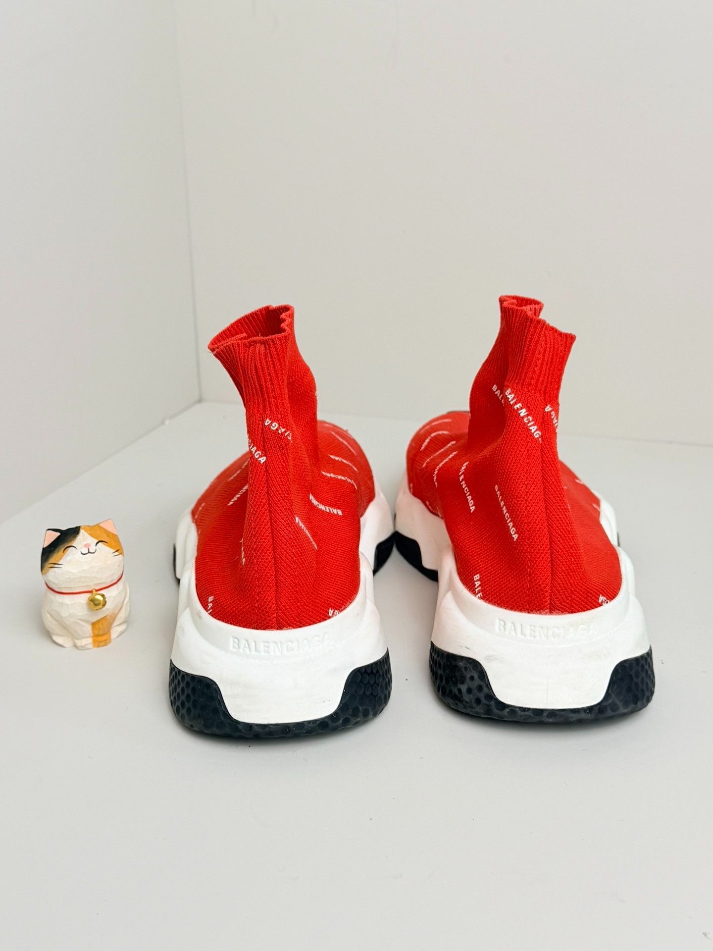 Balenciaga Balenciaga Retro Red Hitop Sneakers us_7 Women Size US 7 / IT 37 - 4 Thumbnail