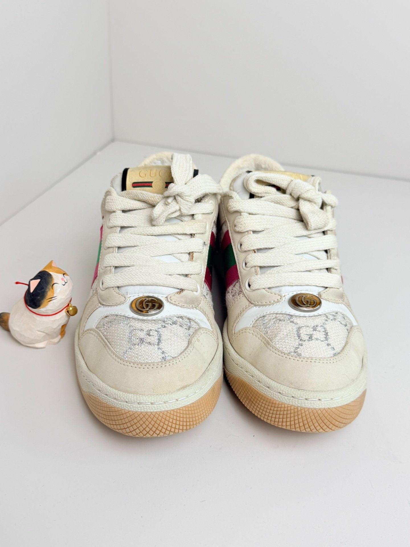 Gucci Gucci Leather Lowtop Sneakers us_5 Women Size US 5 / IT 35 - 3 Thumbnail