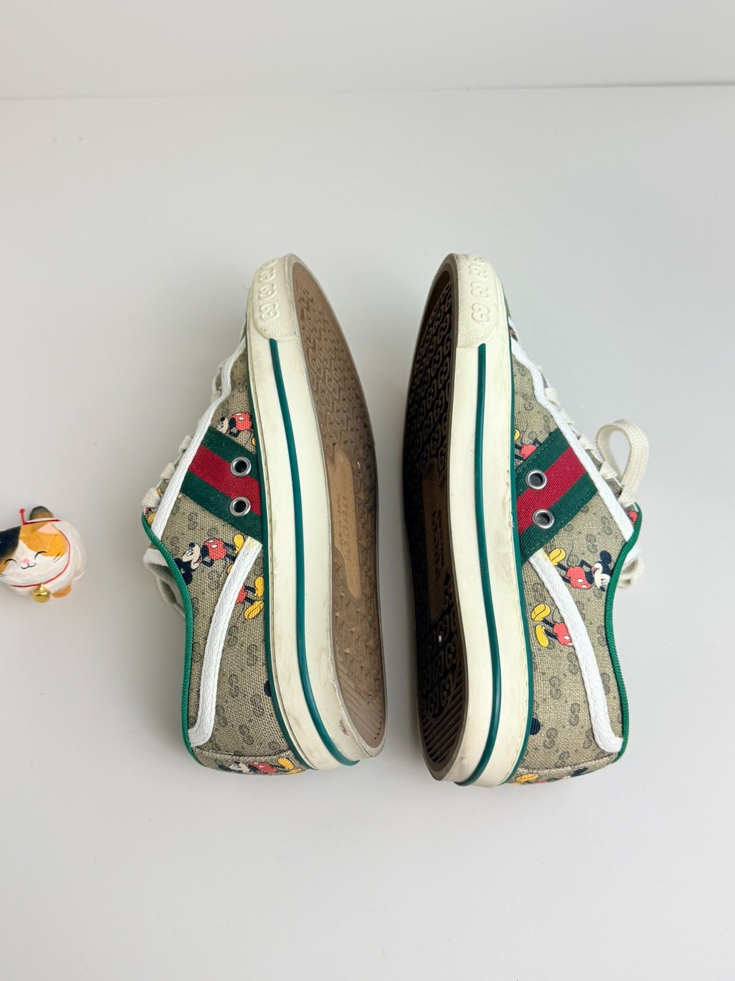 Gucci Gucci Collab Beige Lowtop Sneakers us_5 Women Size US 5 / IT 35 - 5 Thumbnail