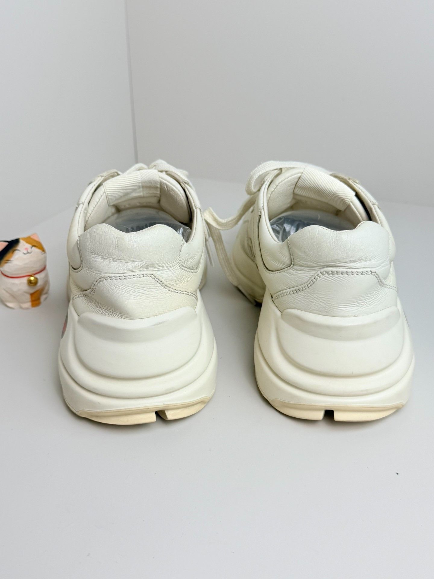 Gucci Gucci White Lowtop Sneakers us_6-5 Women Size US 6.5 / IT 36.5 - 4 Thumbnail