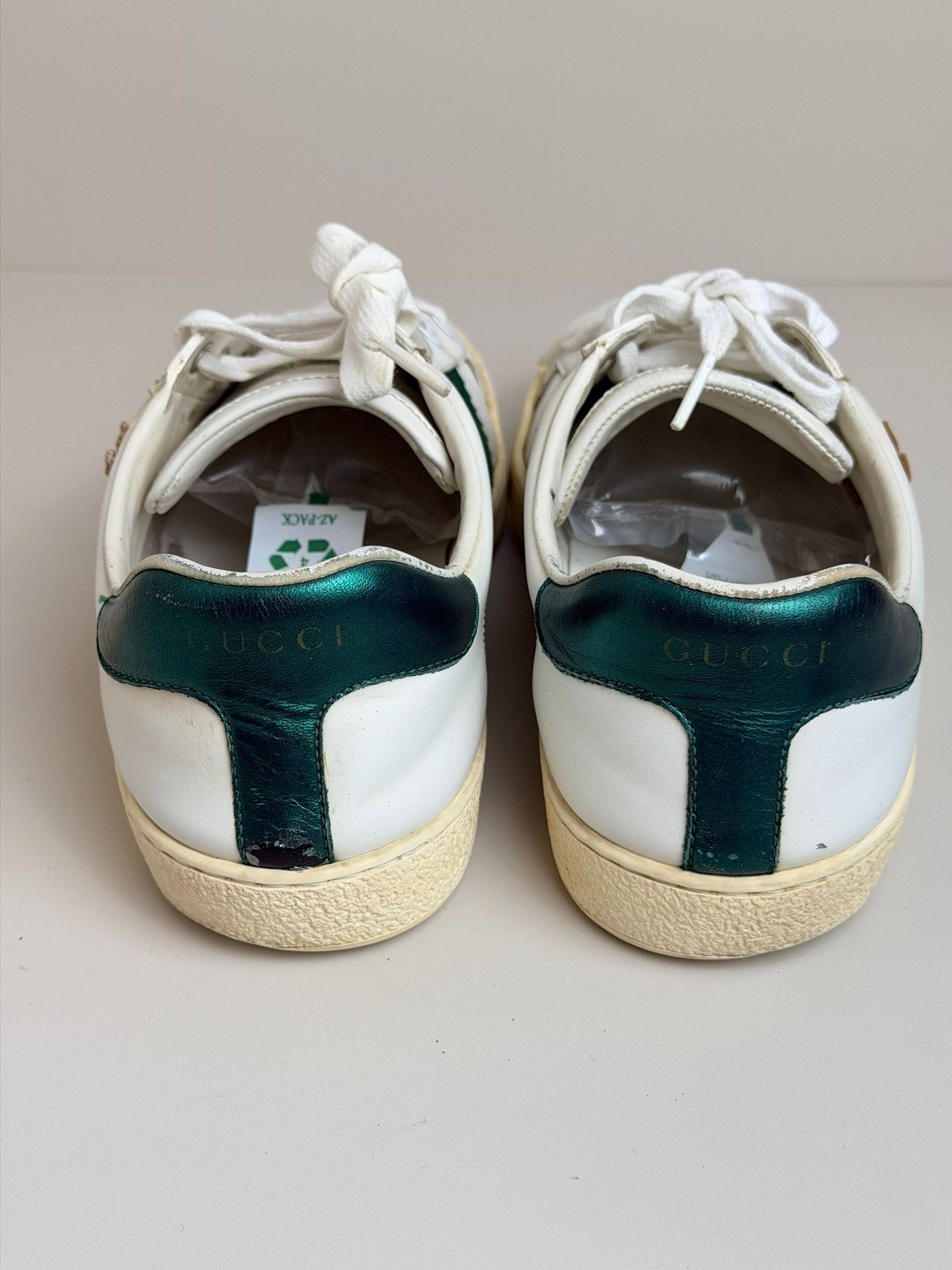 Gucci Gucci Embroidered White Lowtop Sneakers 7.5 Men Size US 7.5 / EU 40-41 - 5 Thumbnail