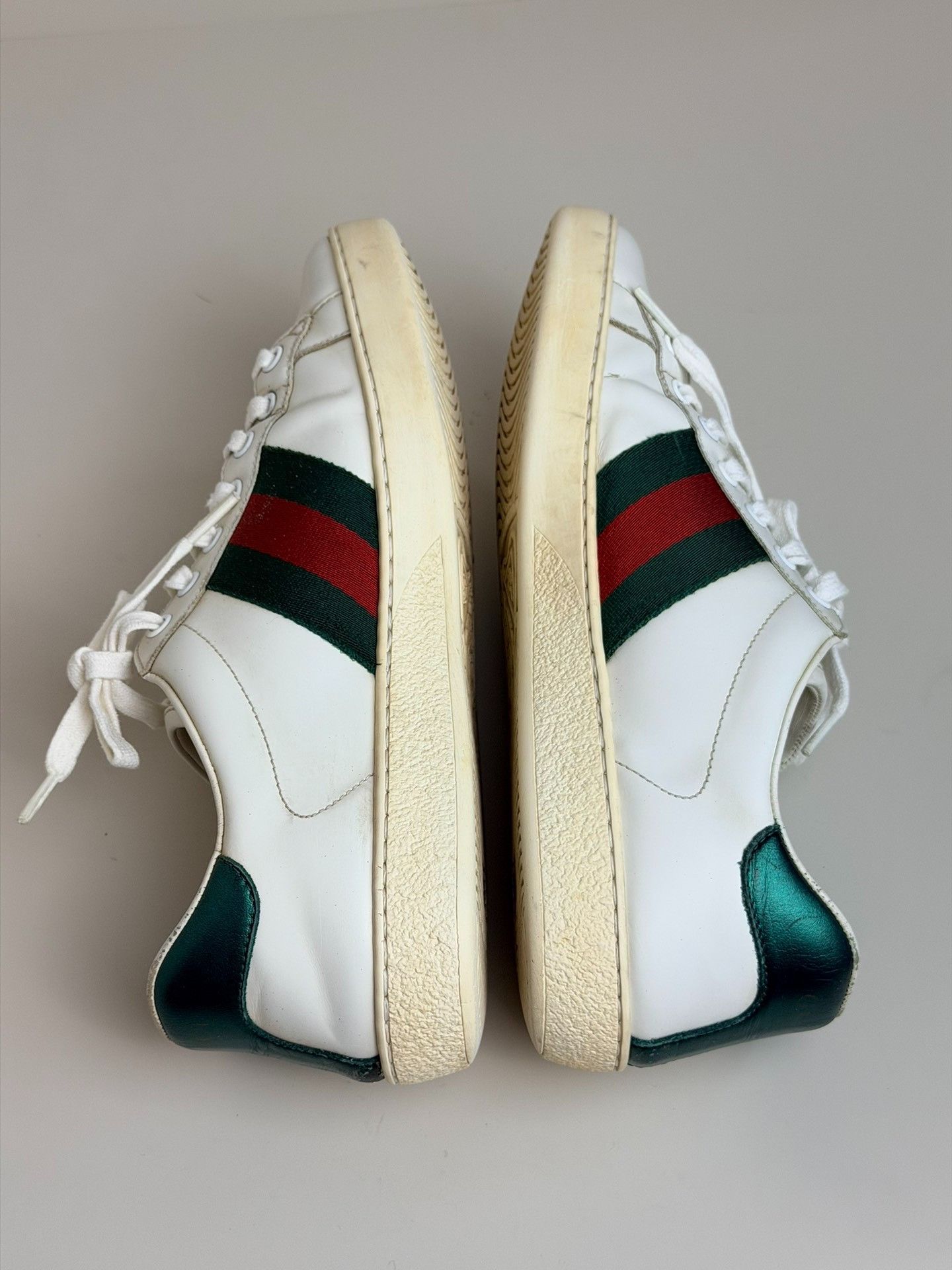 Gucci Gucci Embroidered White Lowtop Sneakers 7.5 Men Size US 7.5 / EU 40-41 - 6 Thumbnail