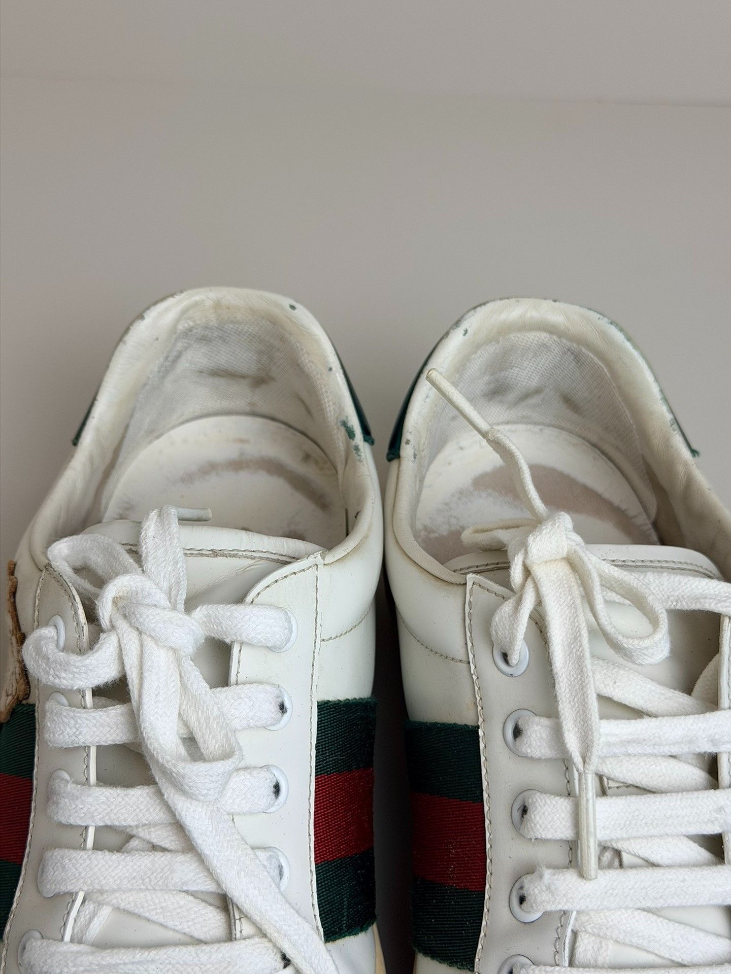 Gucci Gucci Embroidered White Lowtop Sneakers 7.5 Men Size US 7.5 / EU 40-41 - 4 Thumbnail