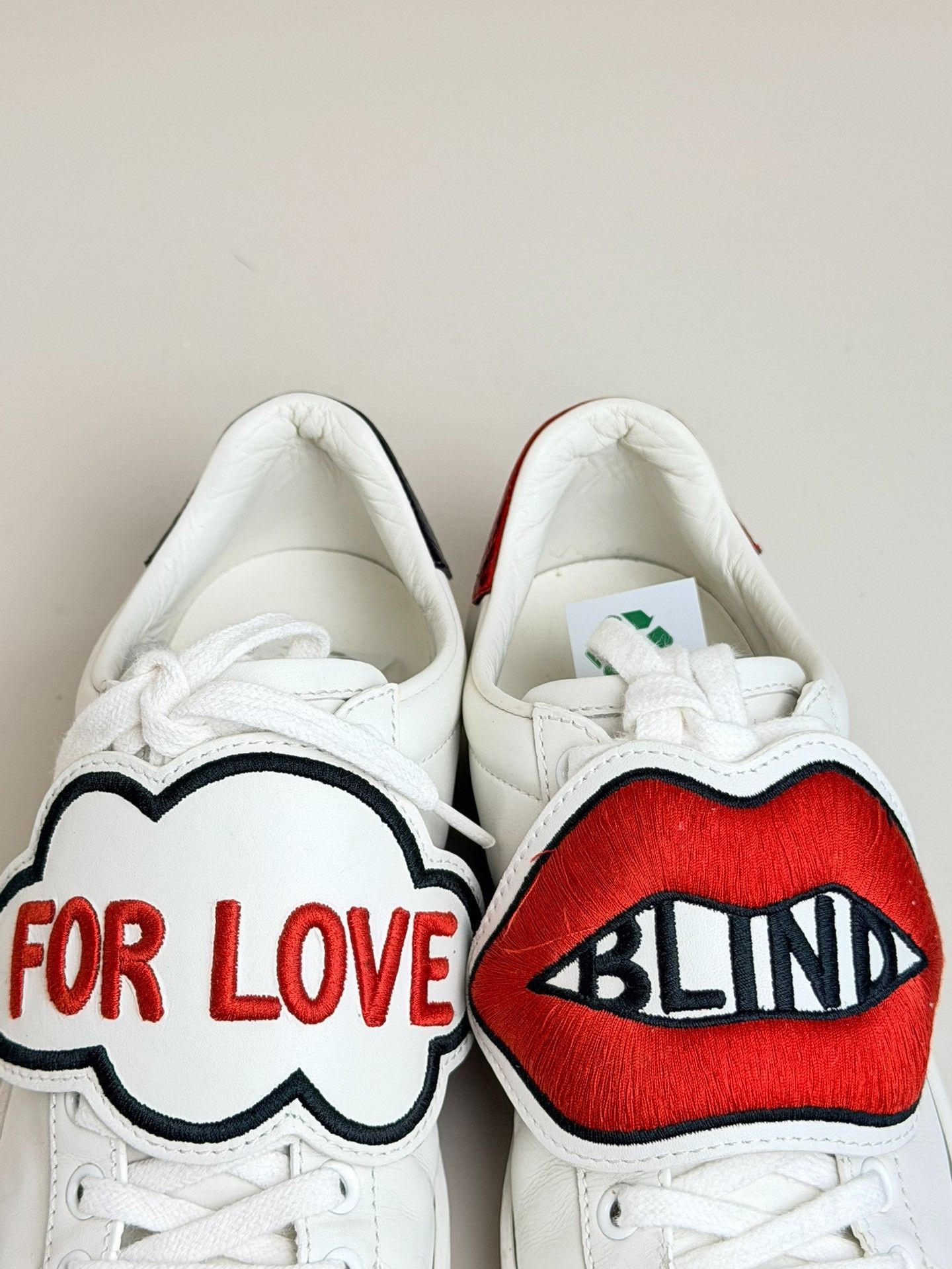 Gucci Gucci White Lowtop Sneakers us_5 Women Size US 5 / IT 35 - 7 Thumbnail