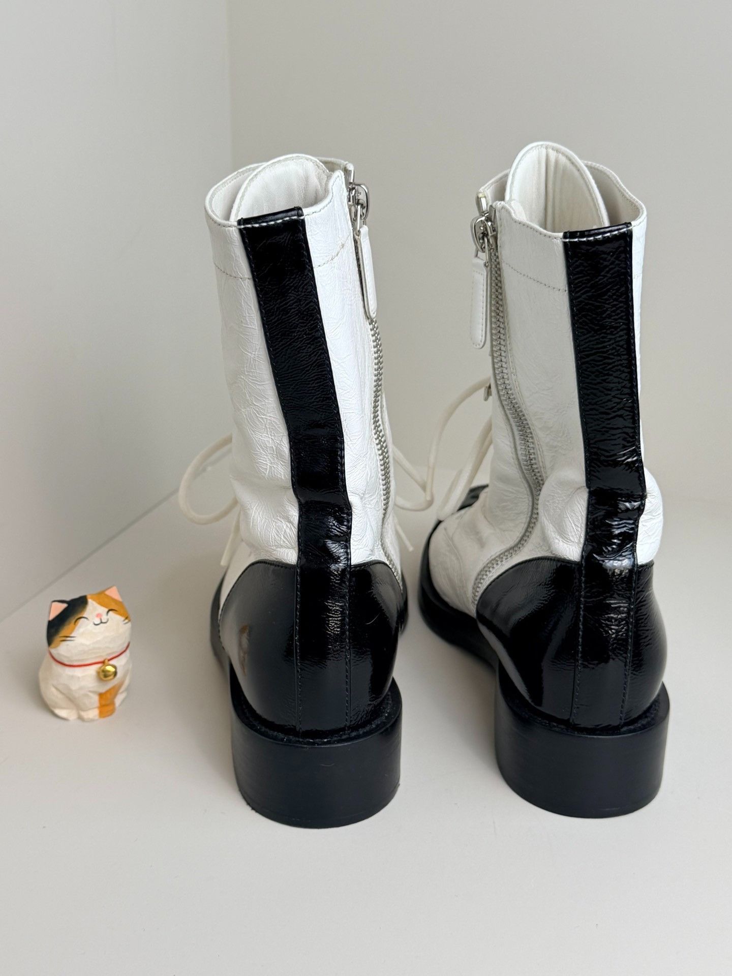 Chanel Chanel Patent Black Boots us_6-5 Women Size US 6.5 / IT 36.5 - 4 Thumbnail