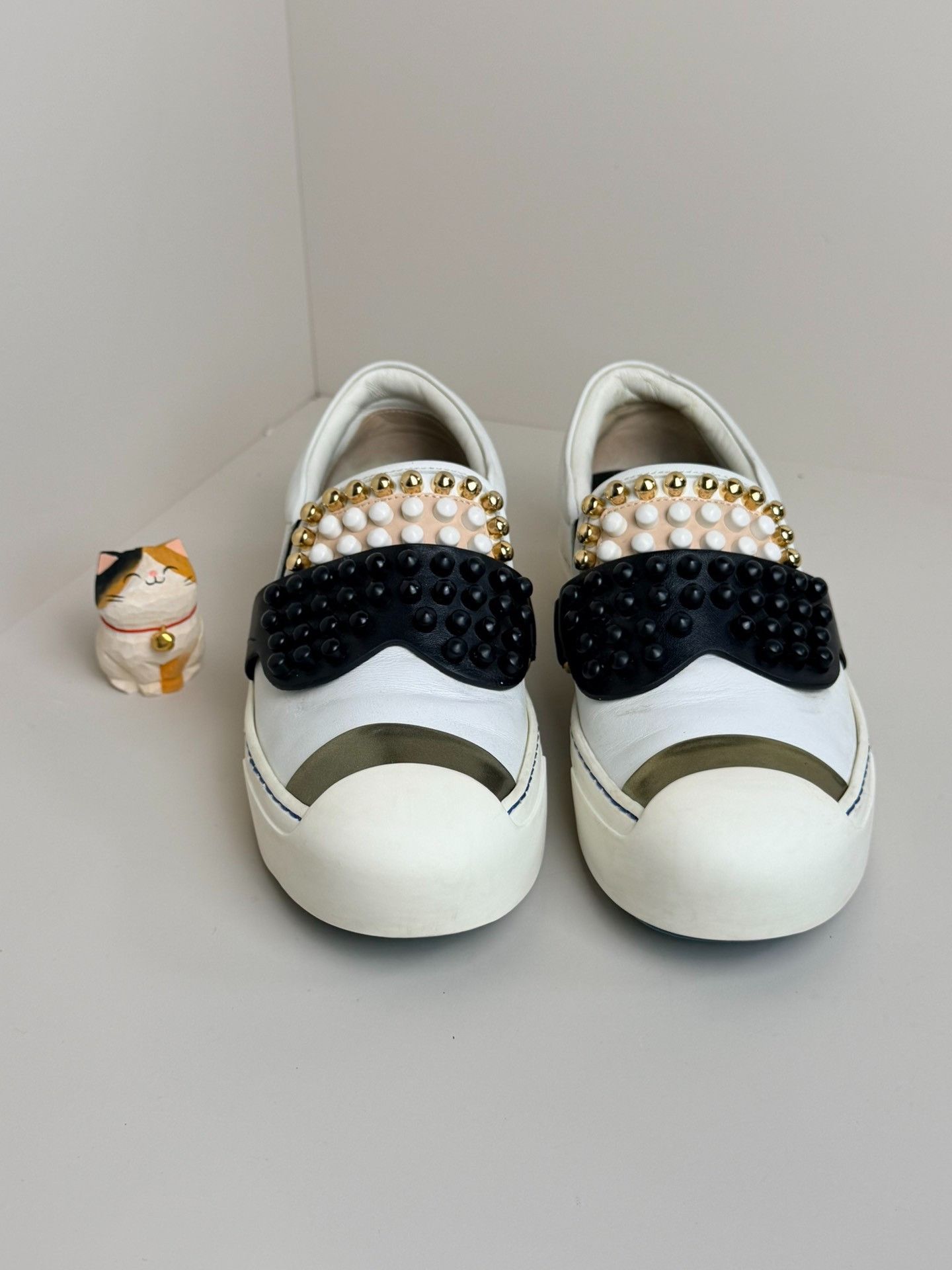 Fendi Fendi White Lowtop Sneakers us_6 Women Size US 6 / IT 36 - 3 Thumbnail