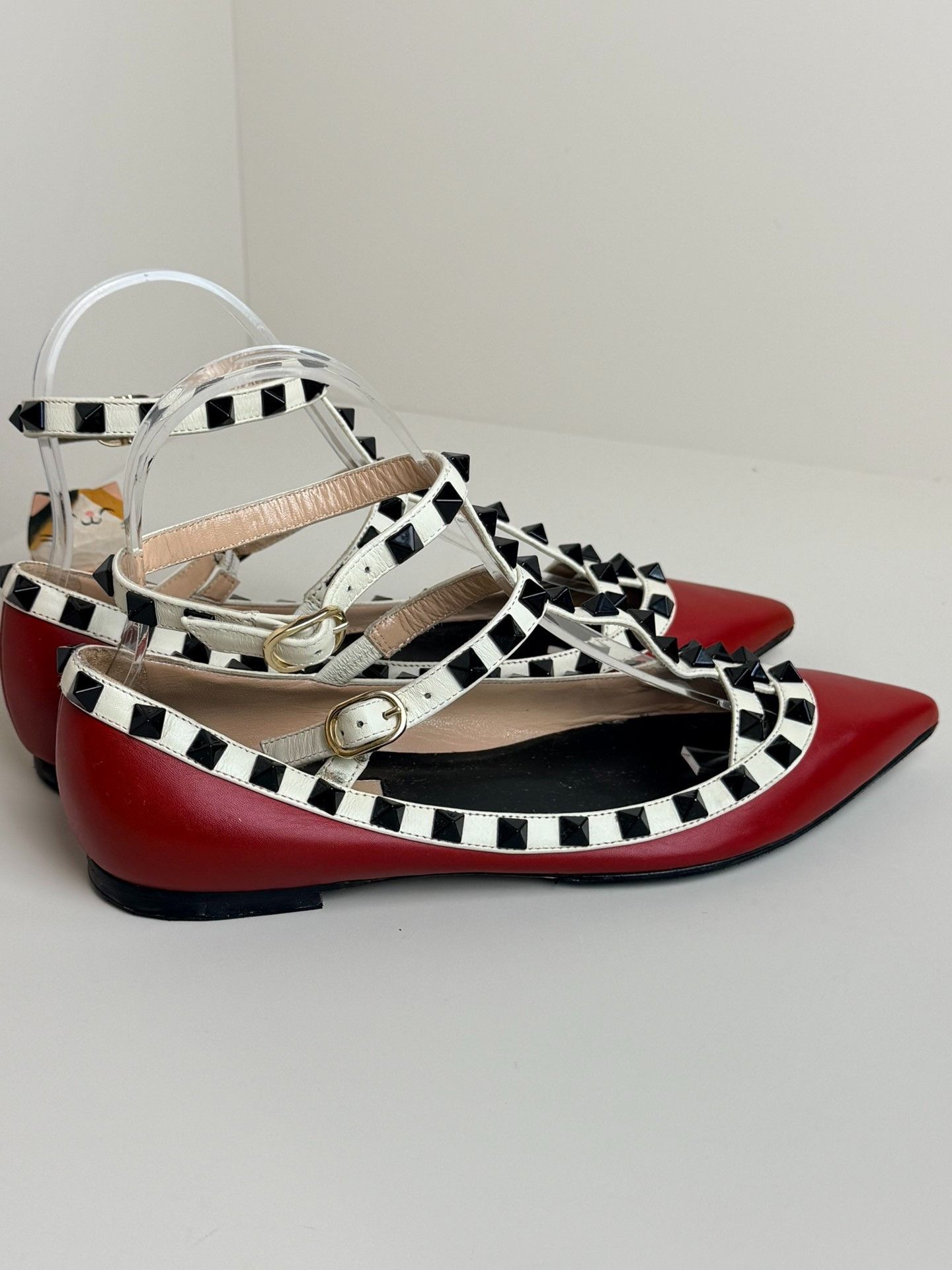 Valentino Valentino Red Lowtop Sneakers us_5-5 Women Size US 5.5 / IT 35.5 - 3 Thumbnail