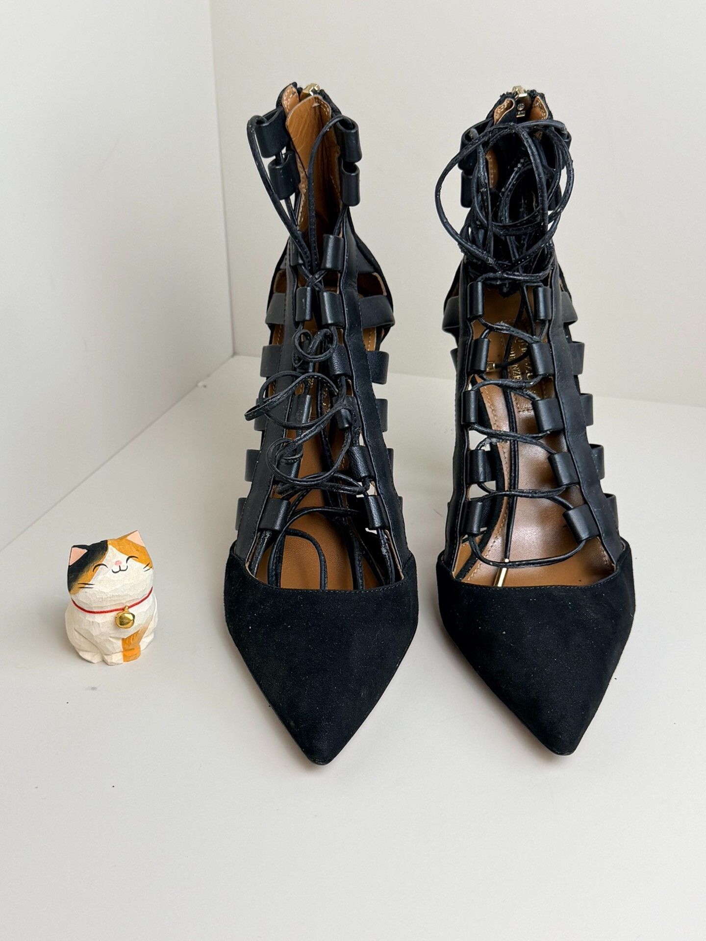 Aquazzura Aquazzura Leather Sandals us_7-5 Women Size US 7.5 / IT 37.5 - 3 Thumbnail