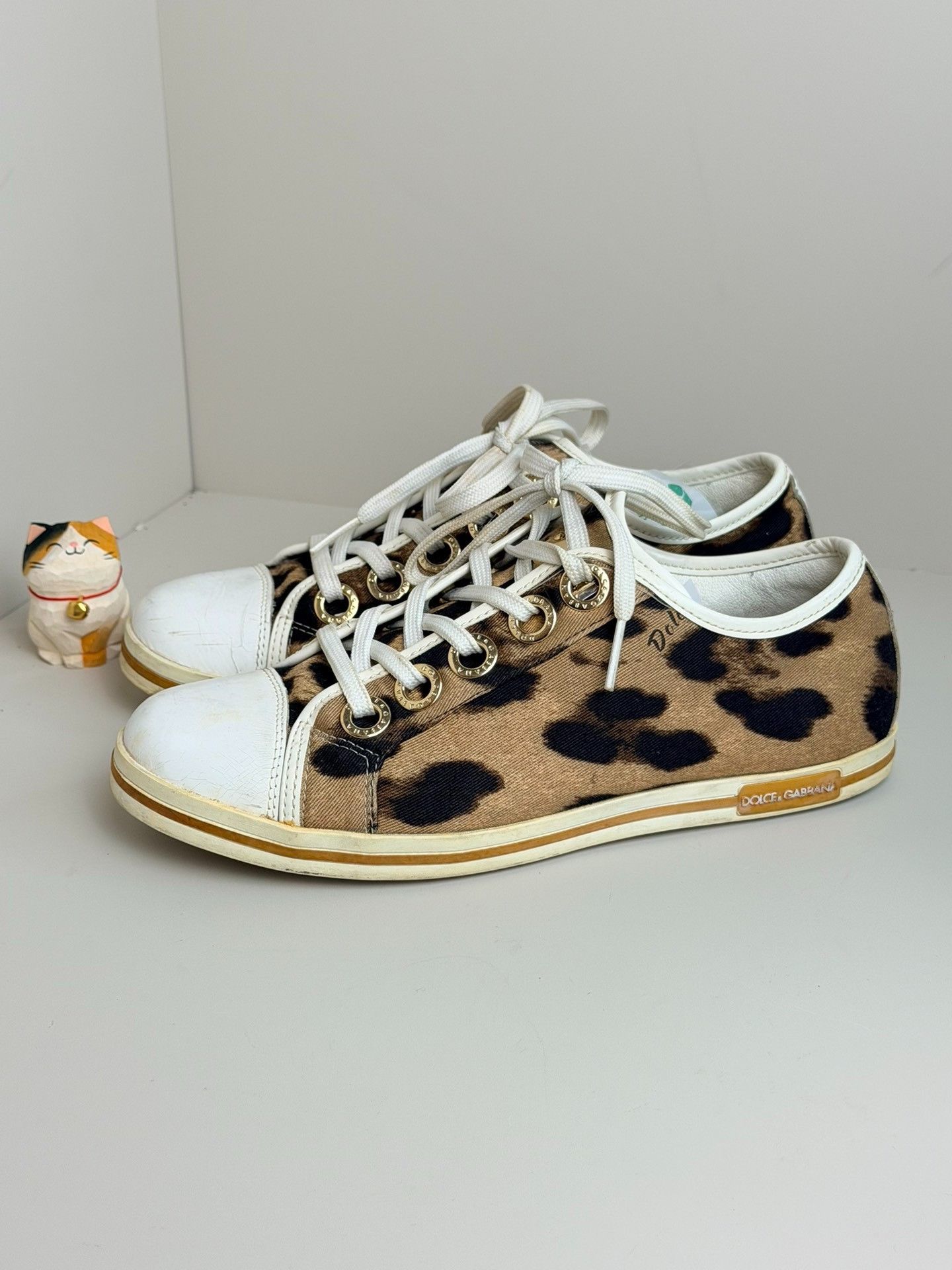 Dolce & Gabbana Dolce & Gabbana Casual White Lowtop Sneakers us_5 Women Size US 5 / IT 35 - 2 Thumbnail