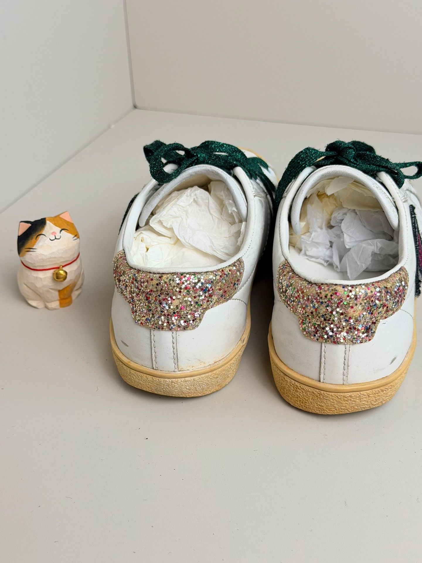 Saint Laurent Paris Saint Laurent Paris Distressed Pink Lowtop Sneakers Women Size US 5 / IT 35 - 4 Thumbnail