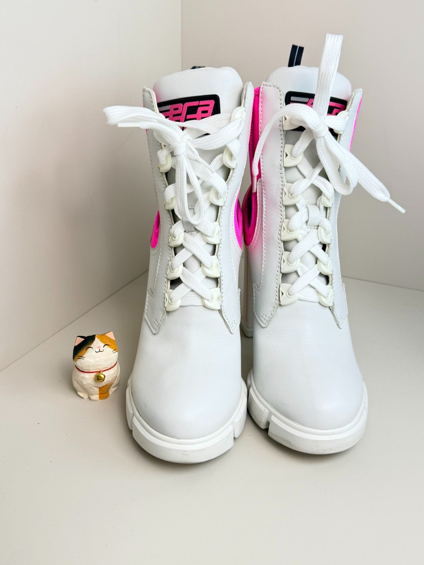 Prada Prada Pink Boots us_8 Women Size US 8 / IT 38 - 3 Thumbnail