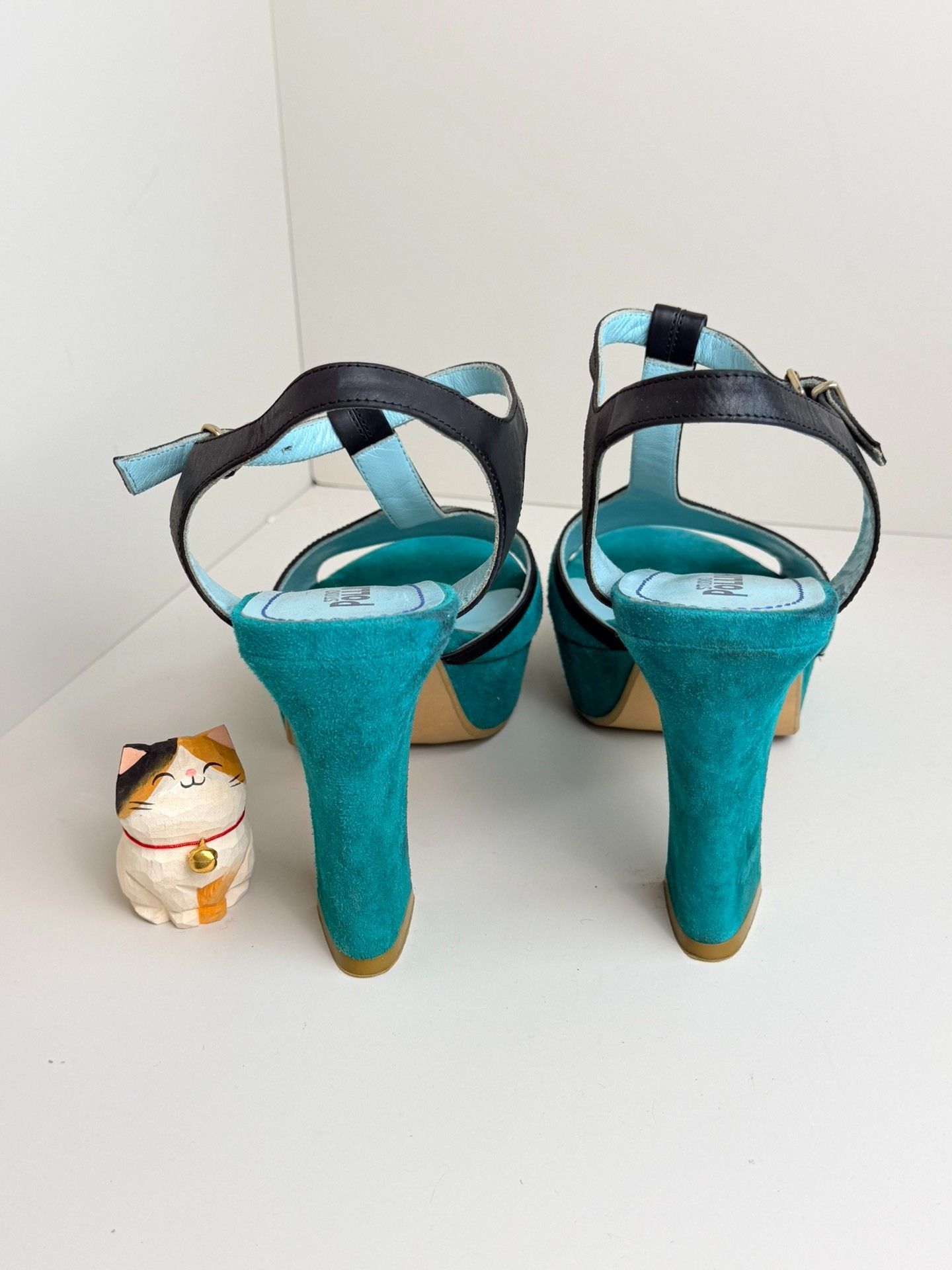 Pollini Pollini Waterproof Blue Sandals us_9 Women Size US 9 / IT 39 - 4 Thumbnail