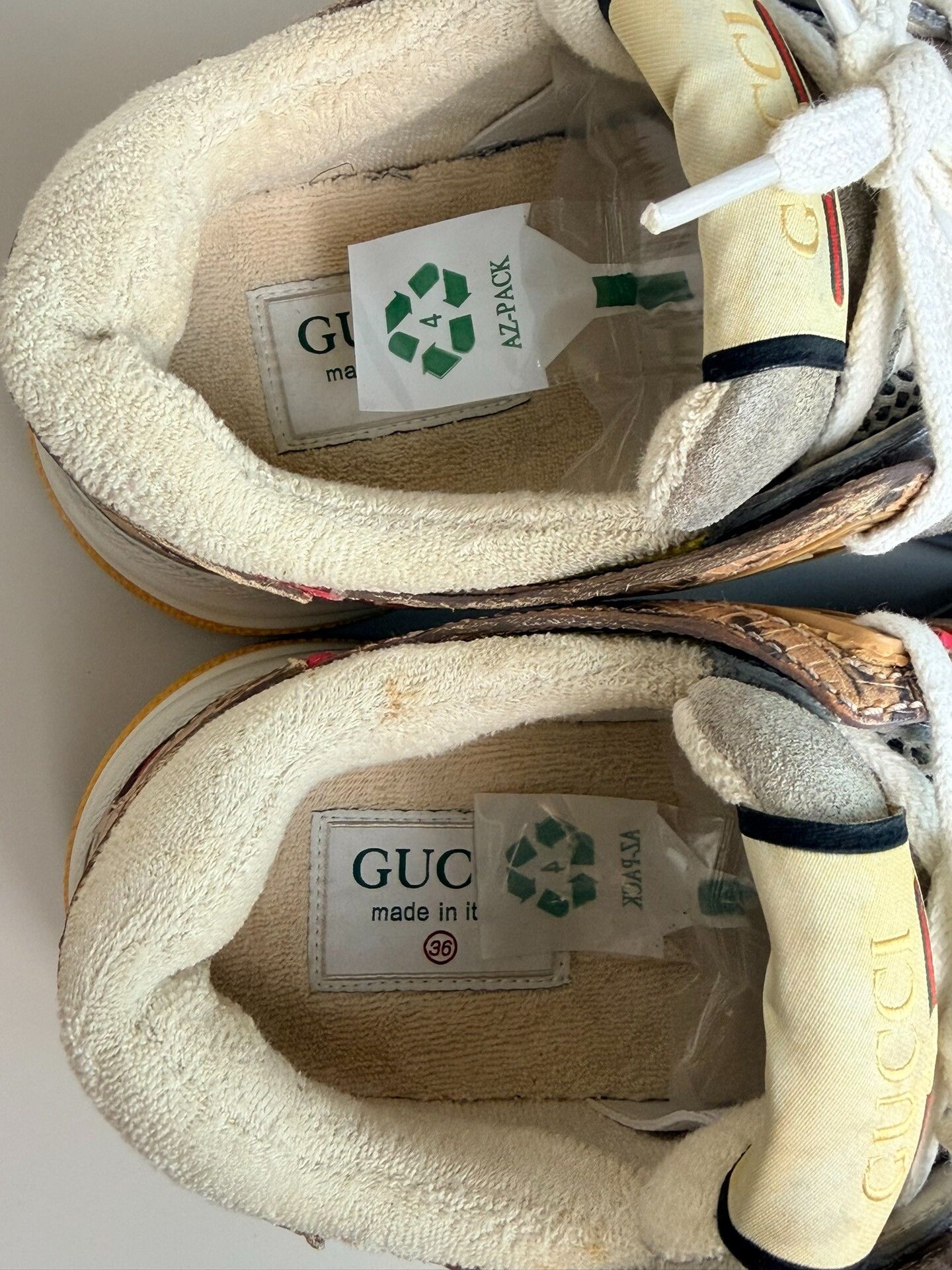Gucci Gucci Animal Print Lowtop Sneakers us_6 Women Size US 6 / IT 36 - 7 Thumbnail