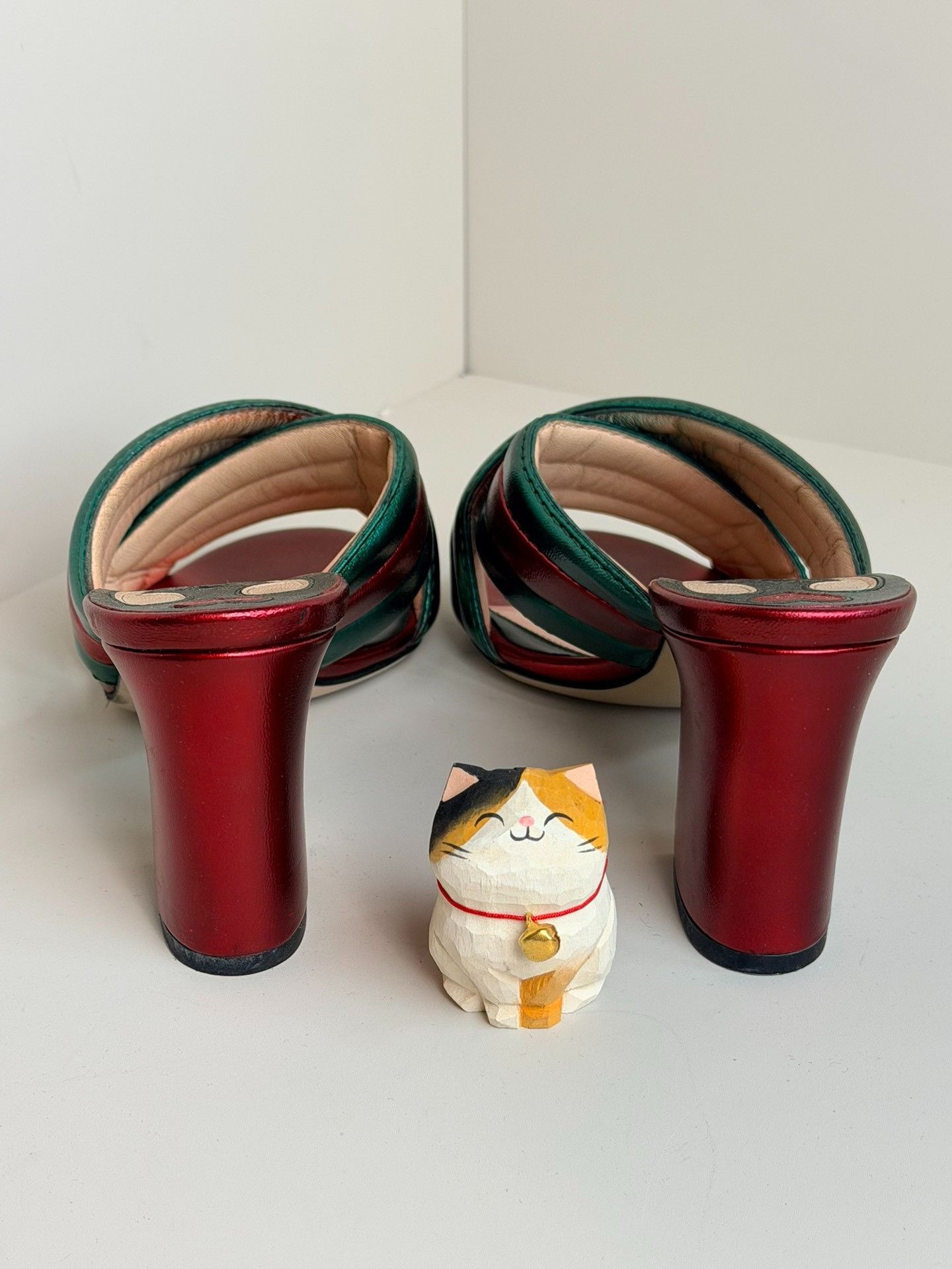 Gucci Gucci Red Sandals us_6-5 Women Size US 6.5 / IT 36.5 - 4 Thumbnail