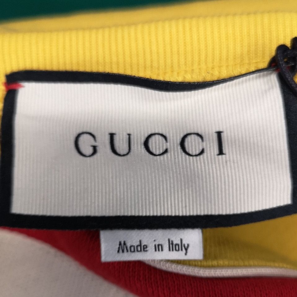 Gucci Gucci Colorblock Logo Sweatshirt Size S Size US S / EU 44-46 / 1 - 8 Thumbnail