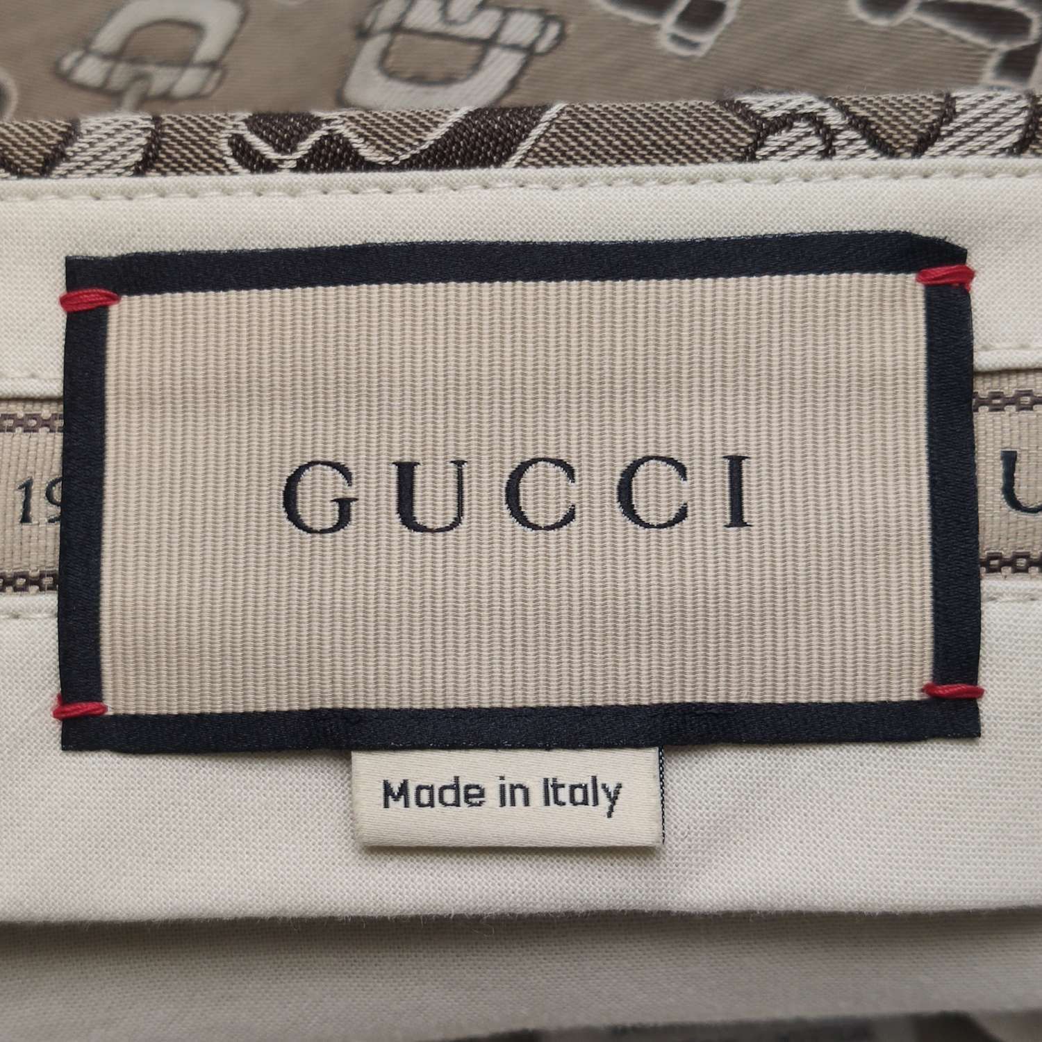 Gucci Gucci Horsebit Pattern Cotton Wool Pants 48 Size US 32 / EU 48 - 5 Thumbnail