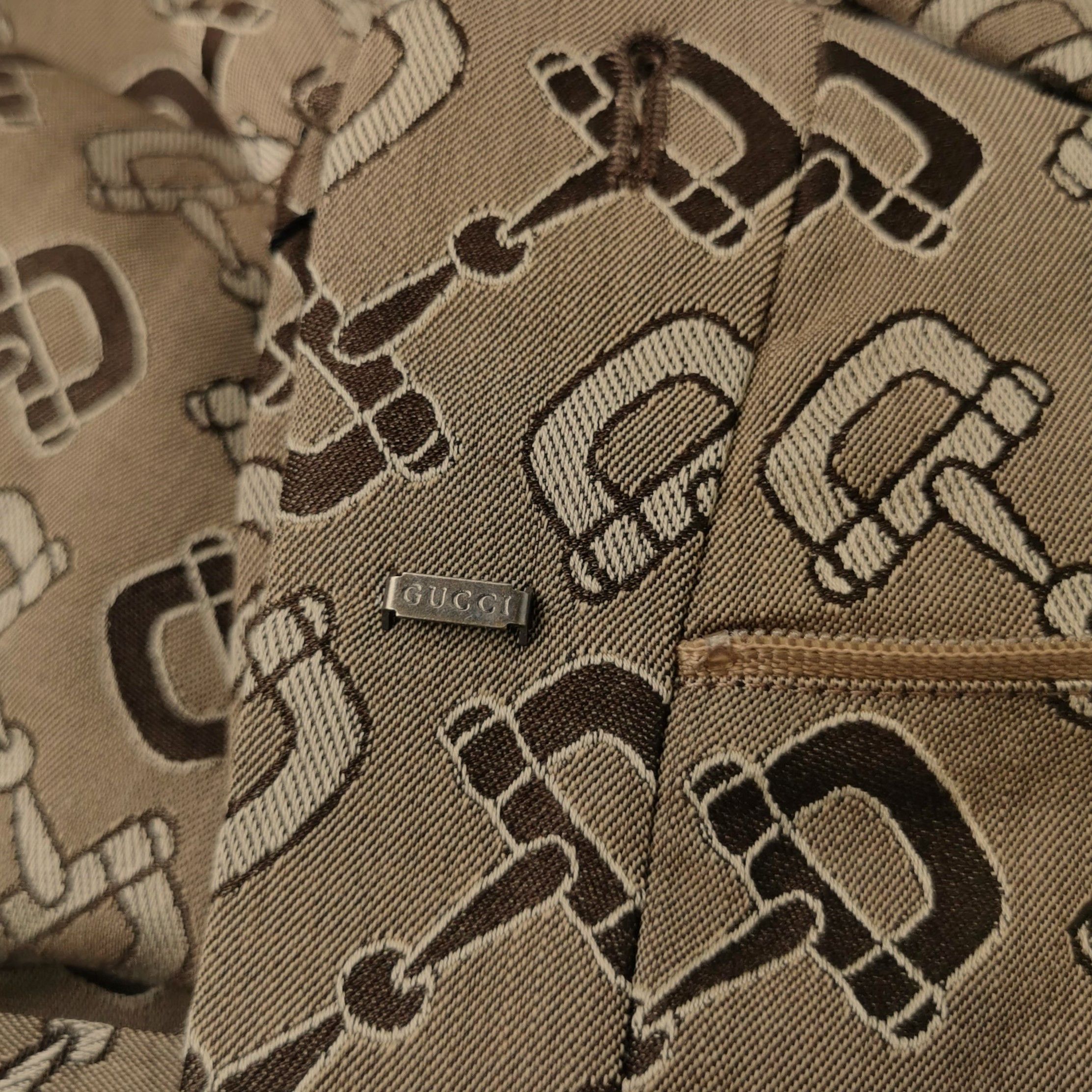 Gucci Gucci Horsebit Pattern Cotton Wool Pants 48 Size US 32 / EU 48 - 3 Thumbnail