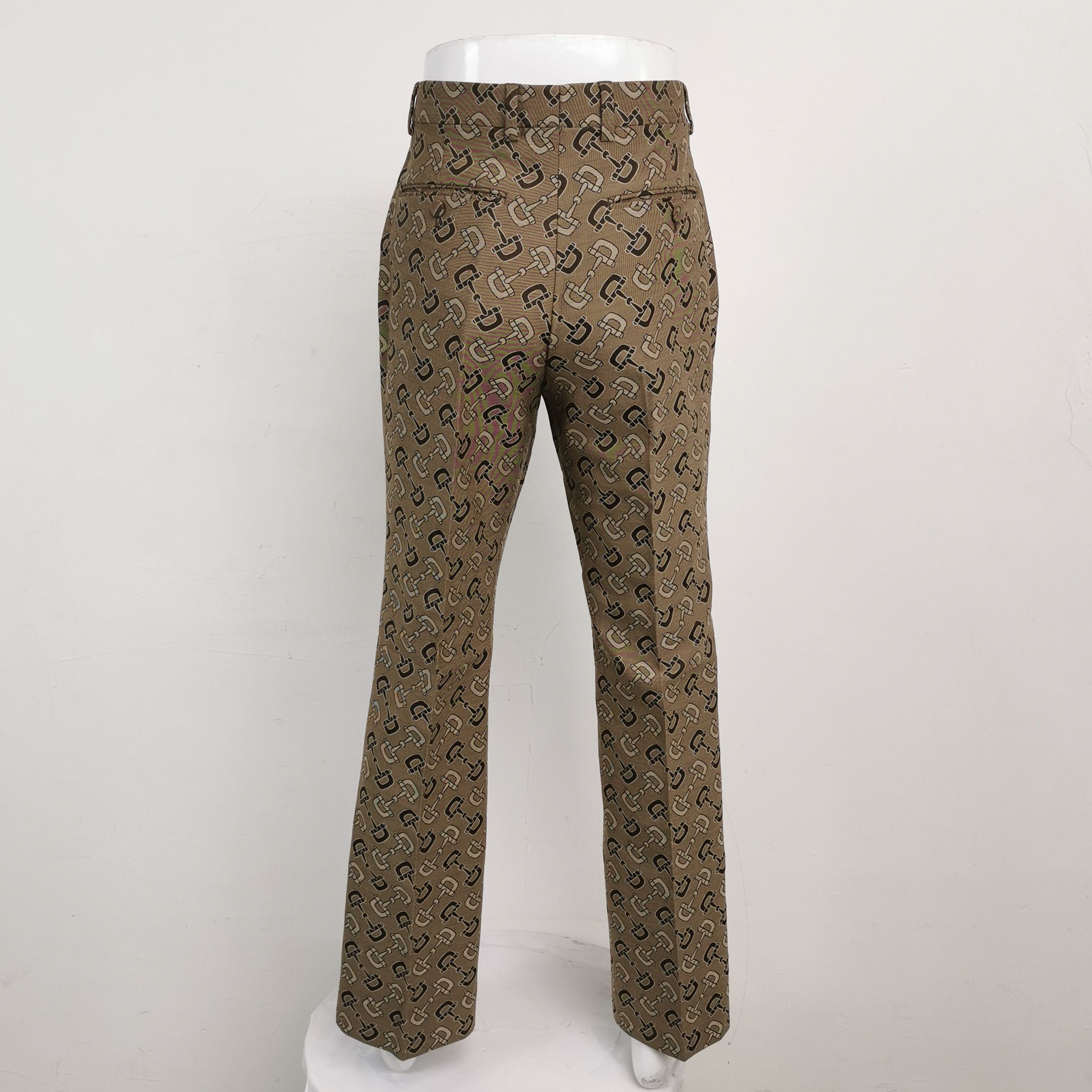 Gucci Gucci Horsebit Pattern Cotton Wool Trousers 46 Size US 30 / EU 46 - 2 Thumbnail