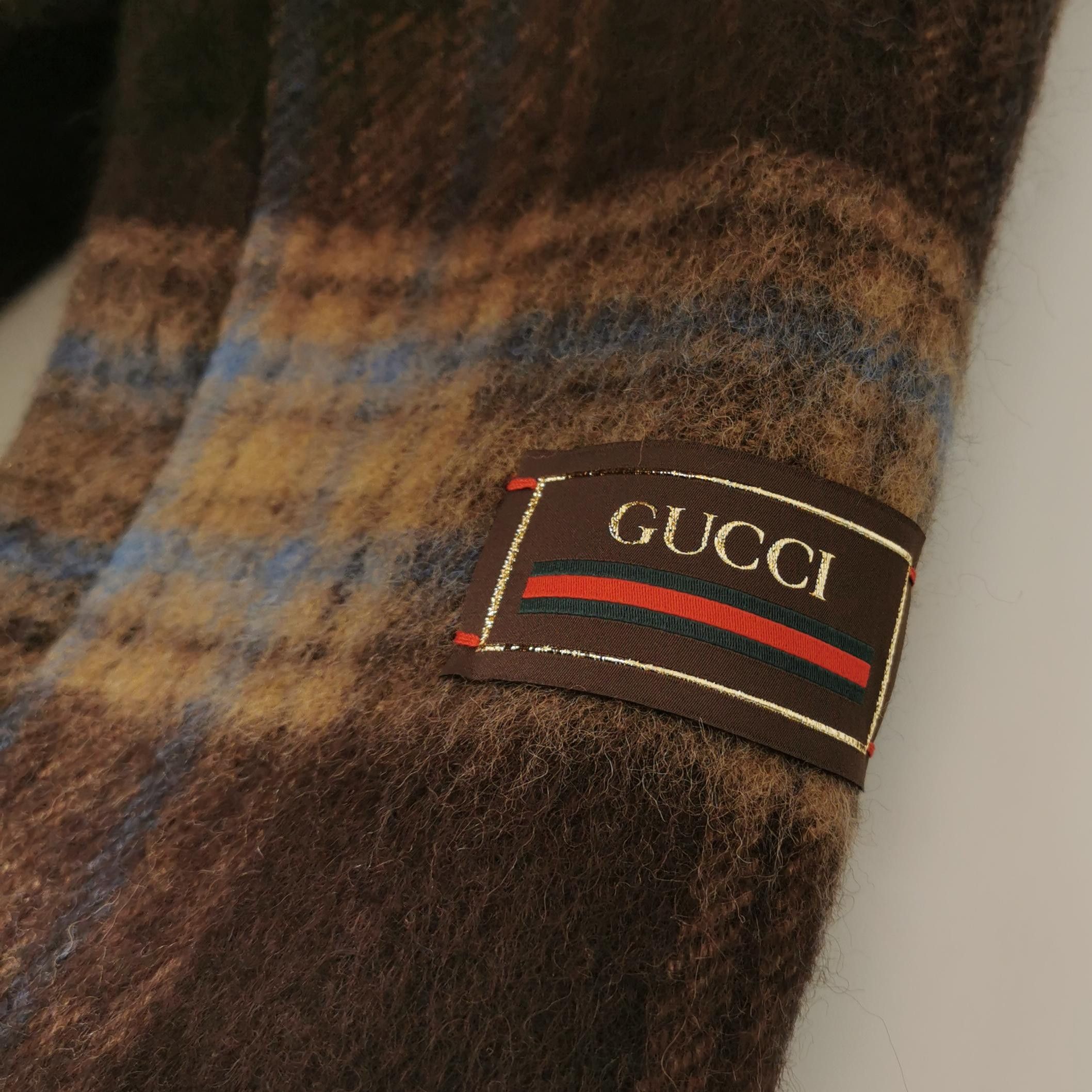 Gucci Gucci Checked Wool Belted Coat EU 48 Size US M / EU 48-50 / 2 - 3 Thumbnail