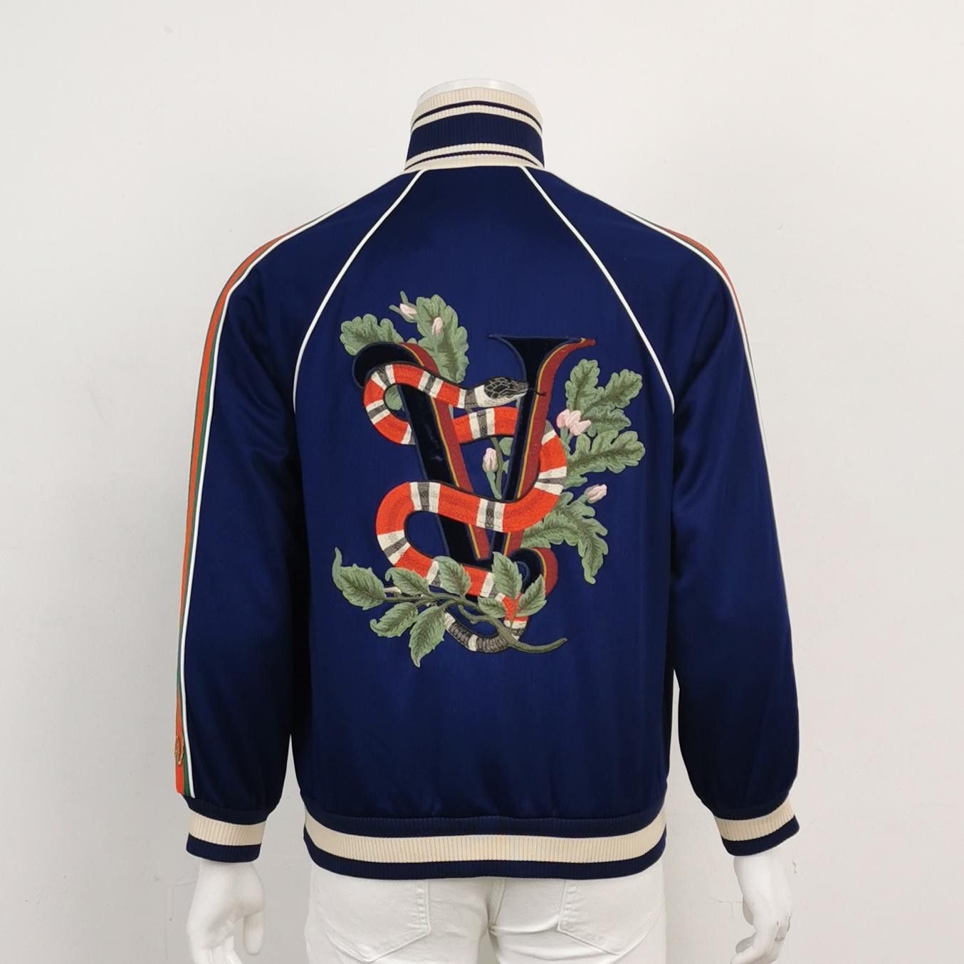 Gucci Gucci Kingsnake V Embroidery Track Jacket Size S Size US S / EU 44-46 / 1 - 2 Thumbnail