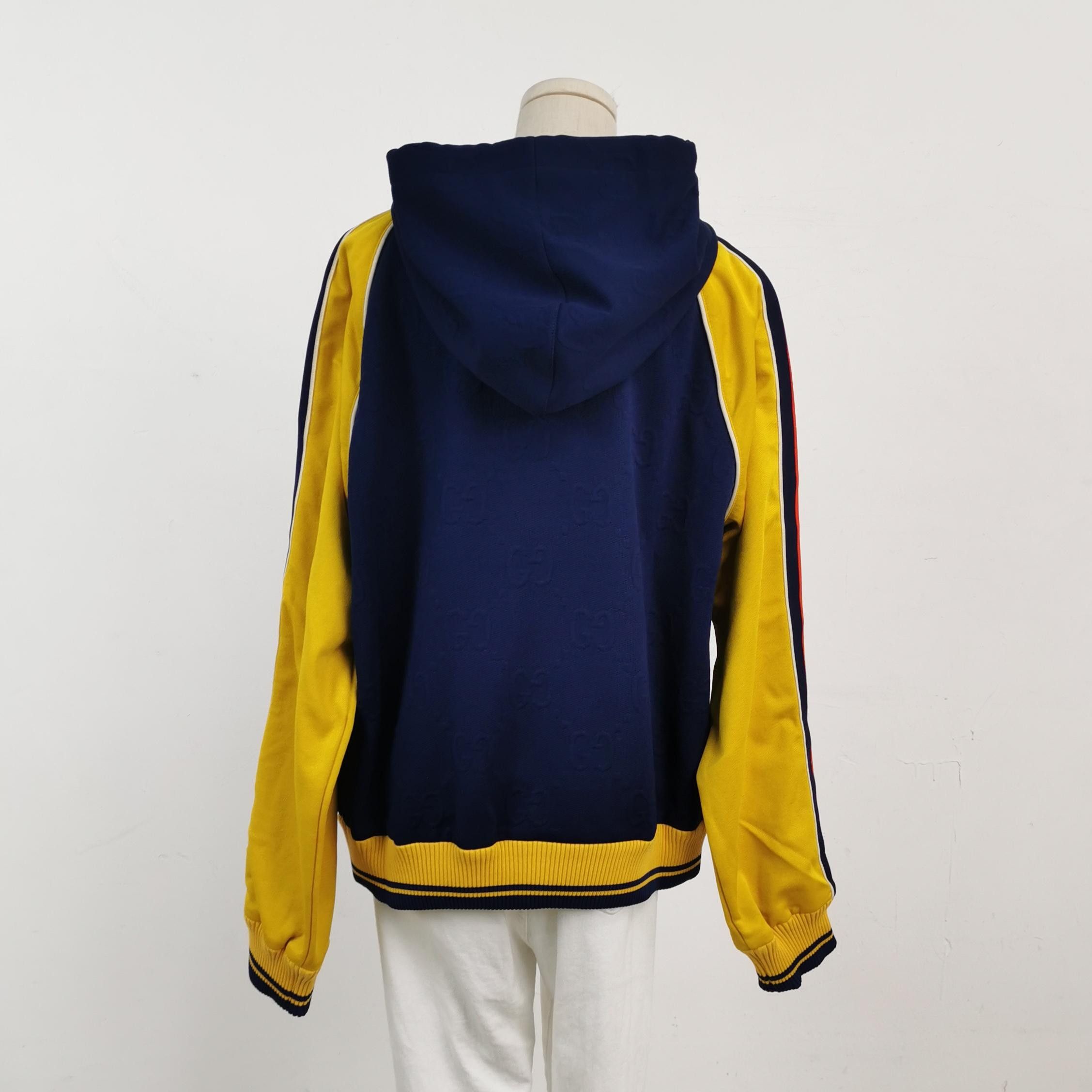 Gucci Gucci Striped Technical Jersey Hoodie XS Size US XS / EU 42 / 0 - 2 Thumbnail