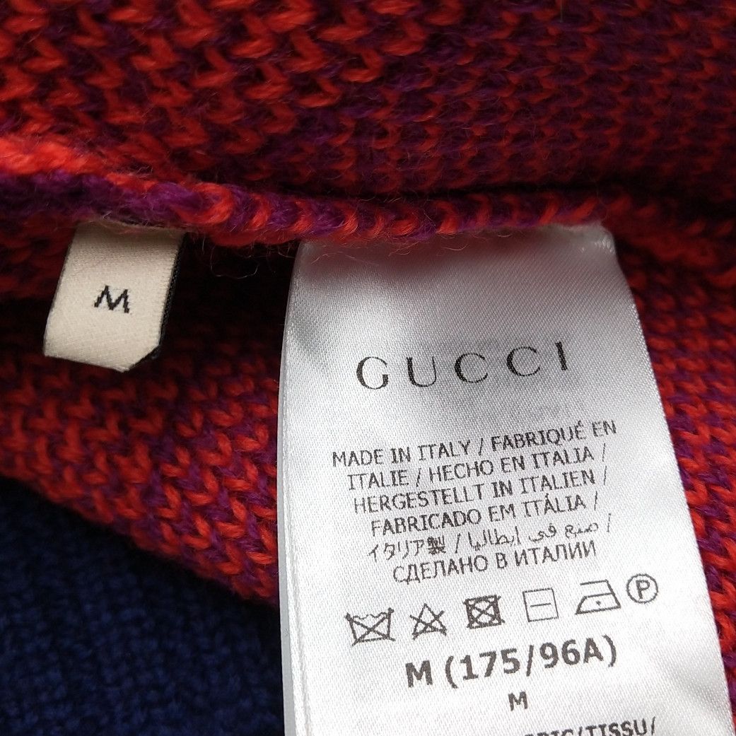 Gucci Gucci Metallic Sleeve Logo Turtleneck Sweater Size M Size US M / EU 48-50 / 2 - 7 Thumbnail