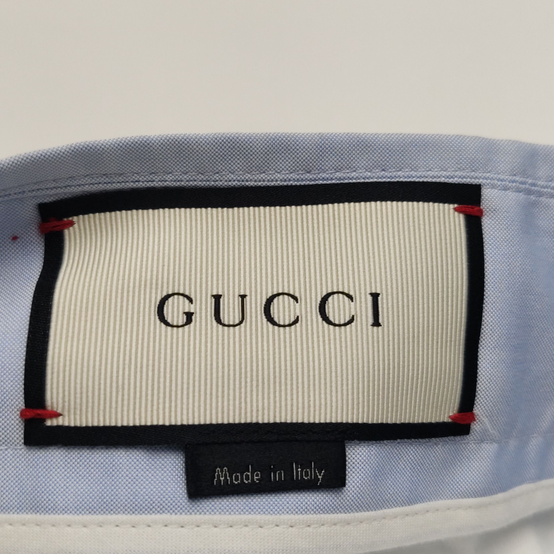 Gucci Gucci Light Blue Cotton Trousers Size 52 Size US 36 / EU 52 - 4 Thumbnail