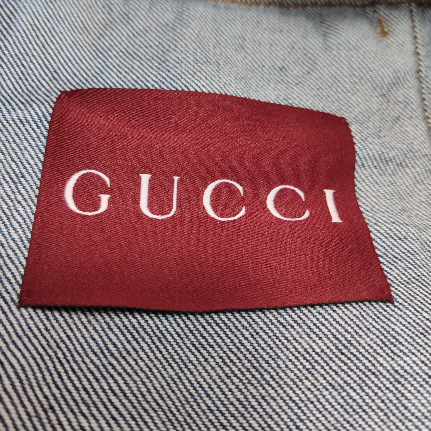Gucci Gucci Web Stripe Denim Jacket Size 44 Size US S / EU 44-46 / 1 - 6 Thumbnail