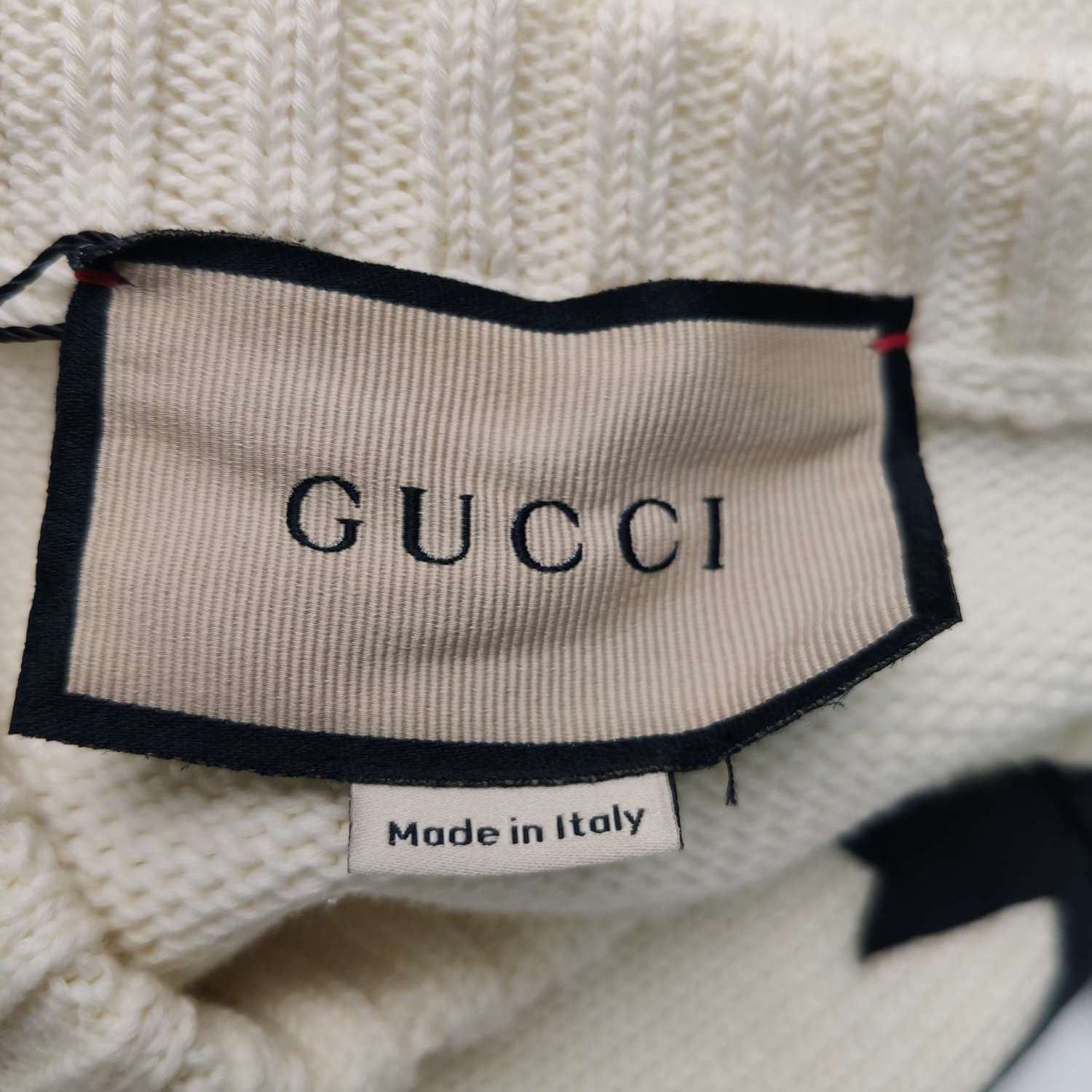 Gucci Gucci Bow Lattice Cotton Knit Sweater S Size US S / EU 44-46 / 1 - 4 Thumbnail