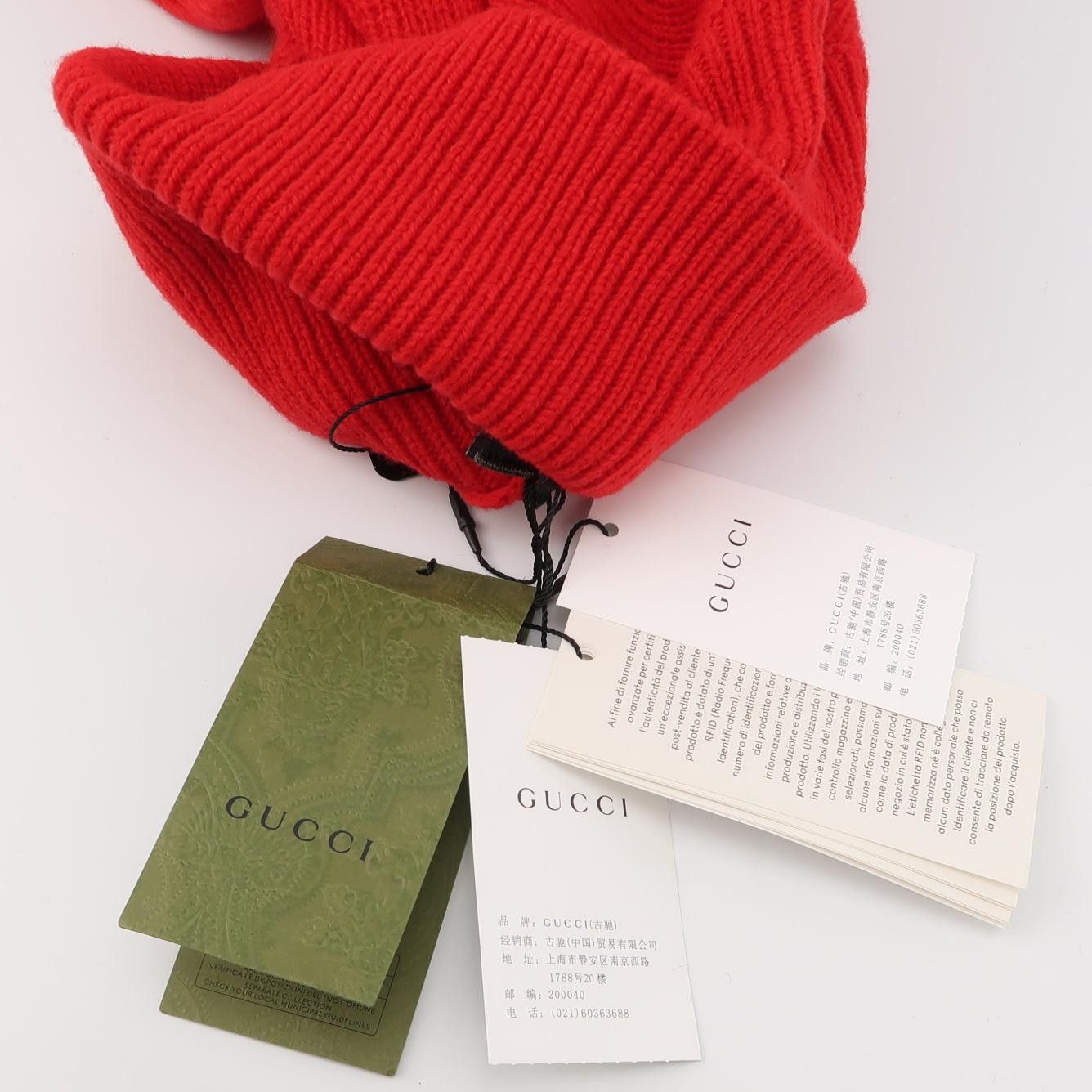 Gucci Gucci Red Wool GG Logo Turtleneck Sweater Size M Size US M / EU 48-50 / 2 - 4 Thumbnail