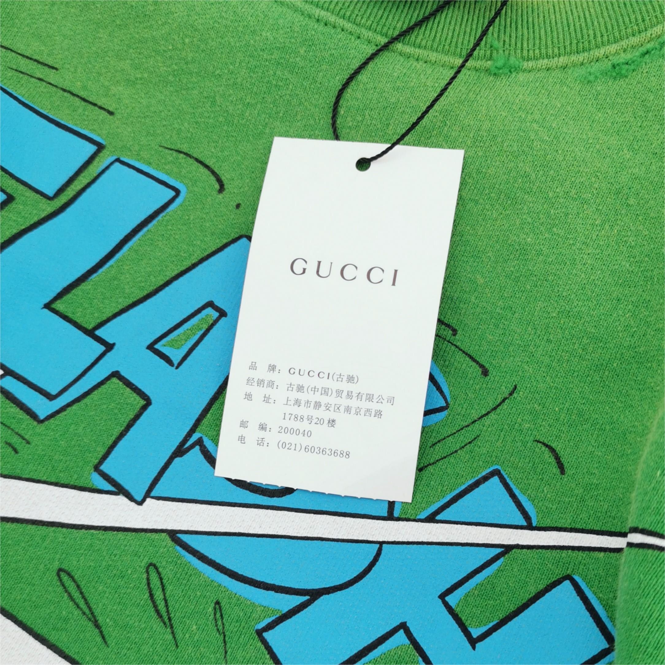 Gucci Gucci x Disney Donald Duck Sweatshirt XS Size US XS / EU 42 / 0 - 4 Thumbnail