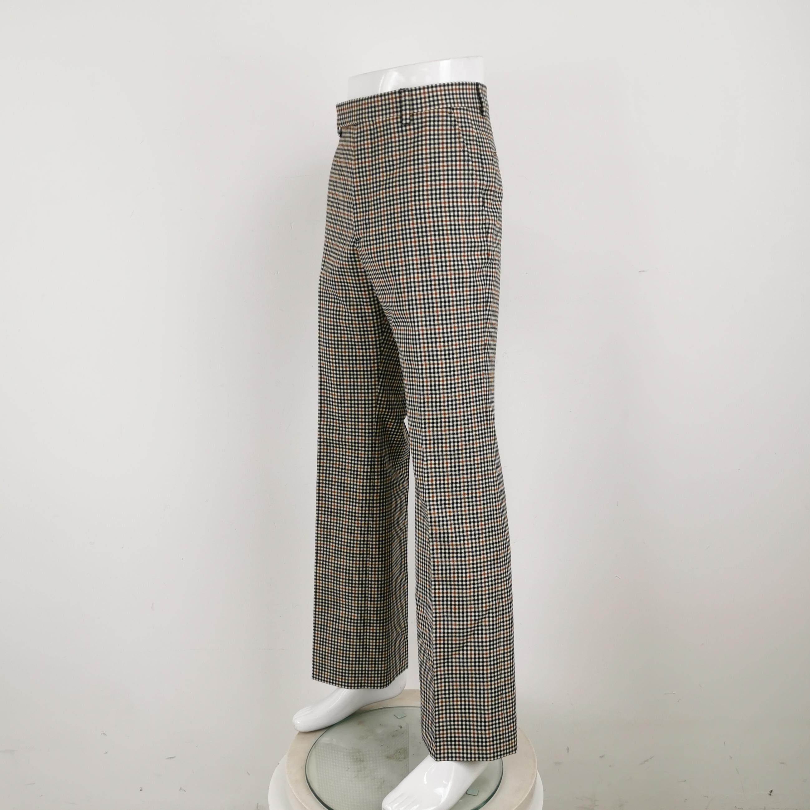 Gucci Gucci HA HA HA Check Wool Casual Pants 46 Size US 30 / EU 46 - 2 Thumbnail