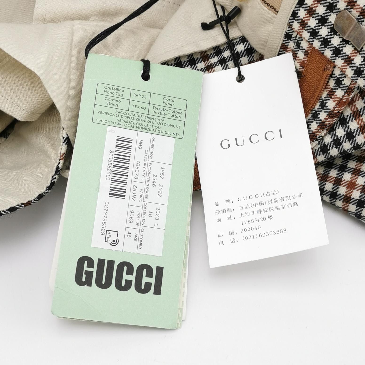 Gucci Gucci HA HA HA Check Wool Casual Pants 46 Size US 30 / EU 46 - 5 Thumbnail